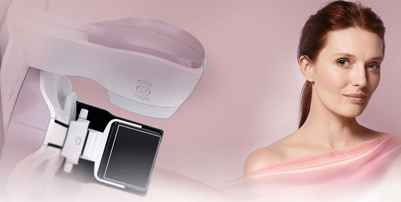 Senographe Pristina GE 3D mammography machine is modern and comfortable during mammography.