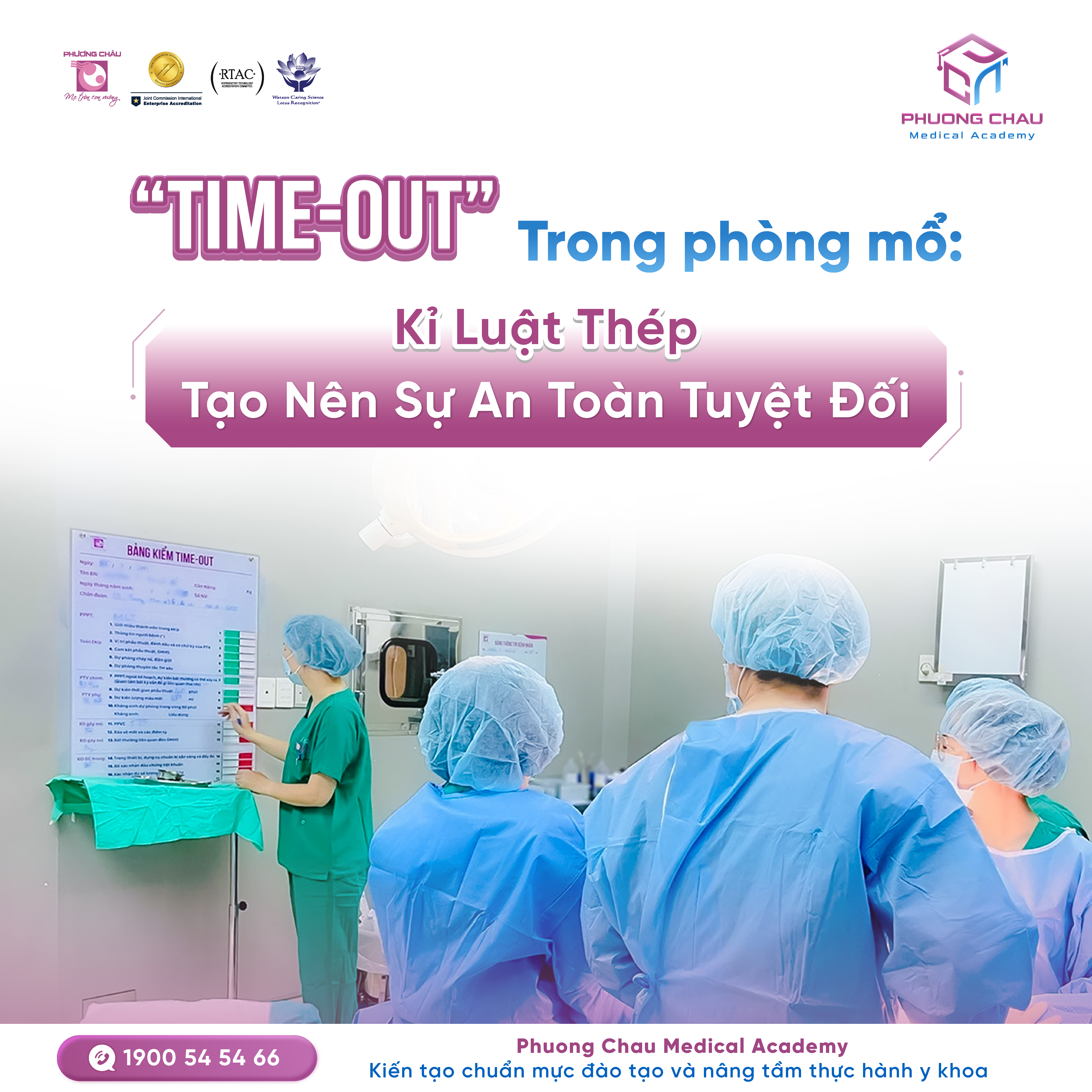 "Time-Out" Trong Phòng Mổ: Kỷ Luật Thép Tạo Nên Sự An Toàn Tuyệt Đối