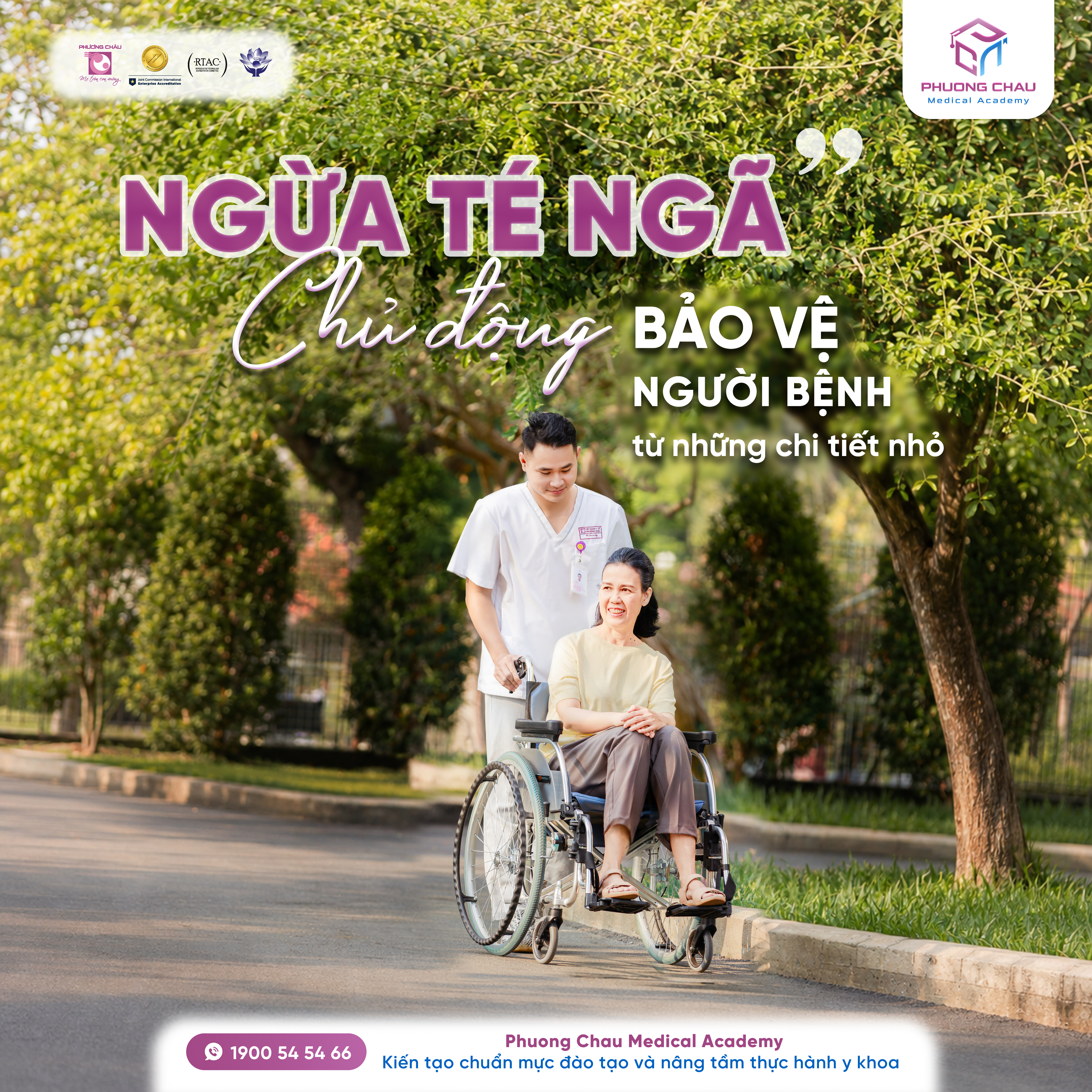 Ngừa té ngã: Chủ động bảo vệ người bệnh từ những chi tiết nhỏ