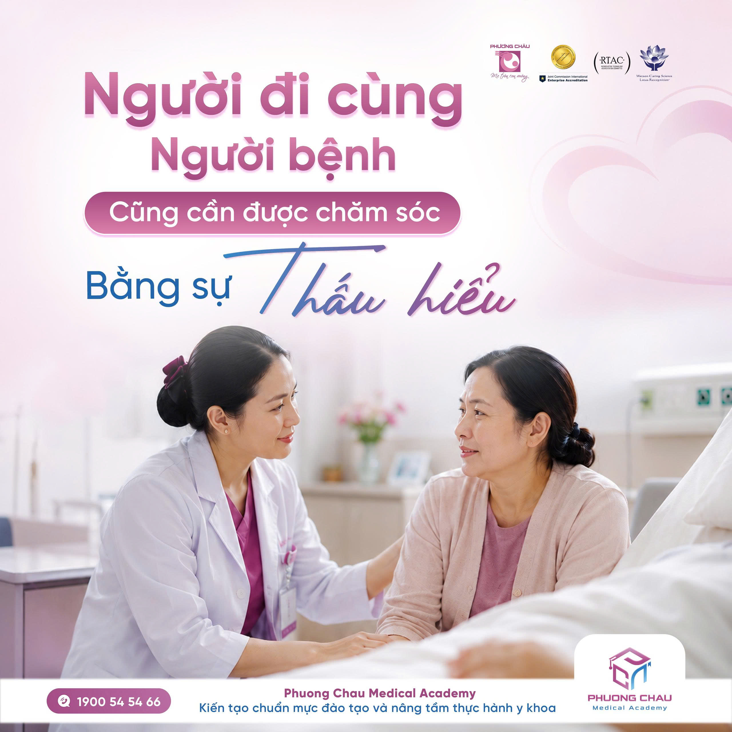 Người đi cùng người bệnh cũng cần được chăm sóc bằng sự thấu hiểu