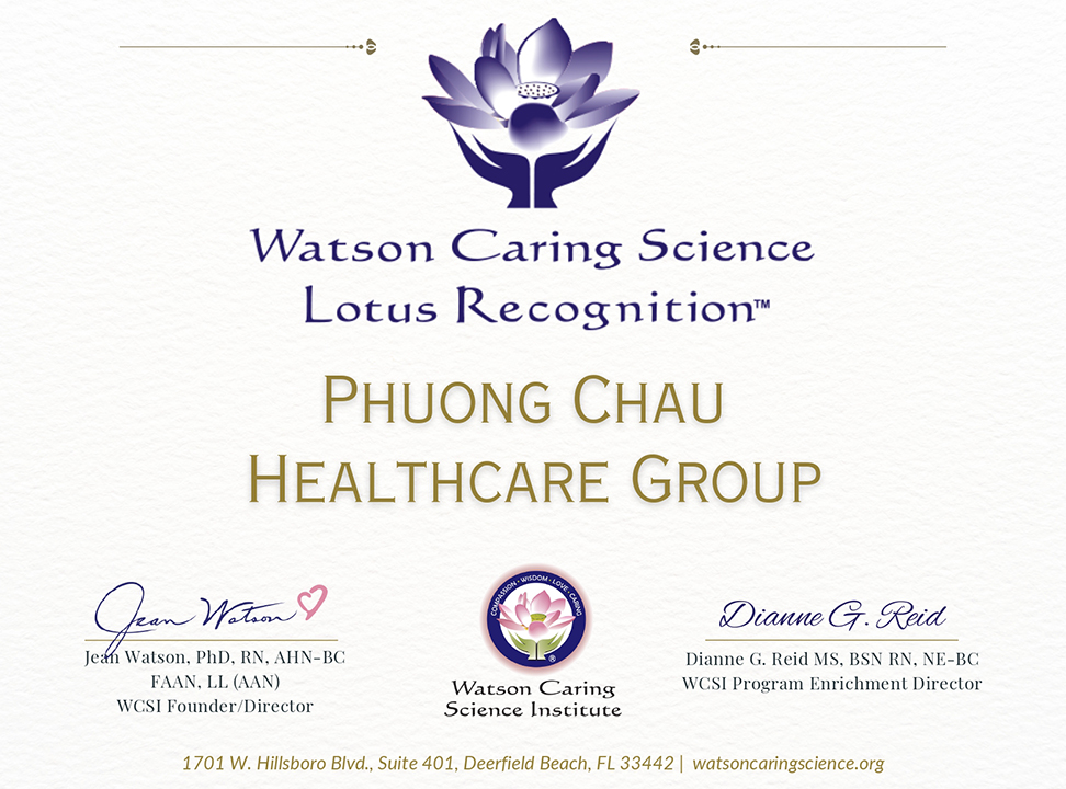 Phương Châu trở thành đơn vị y tế đầu tiên ngoài Hoa Kỳ và tại Việt Nam đạt chứng nhận Lotus