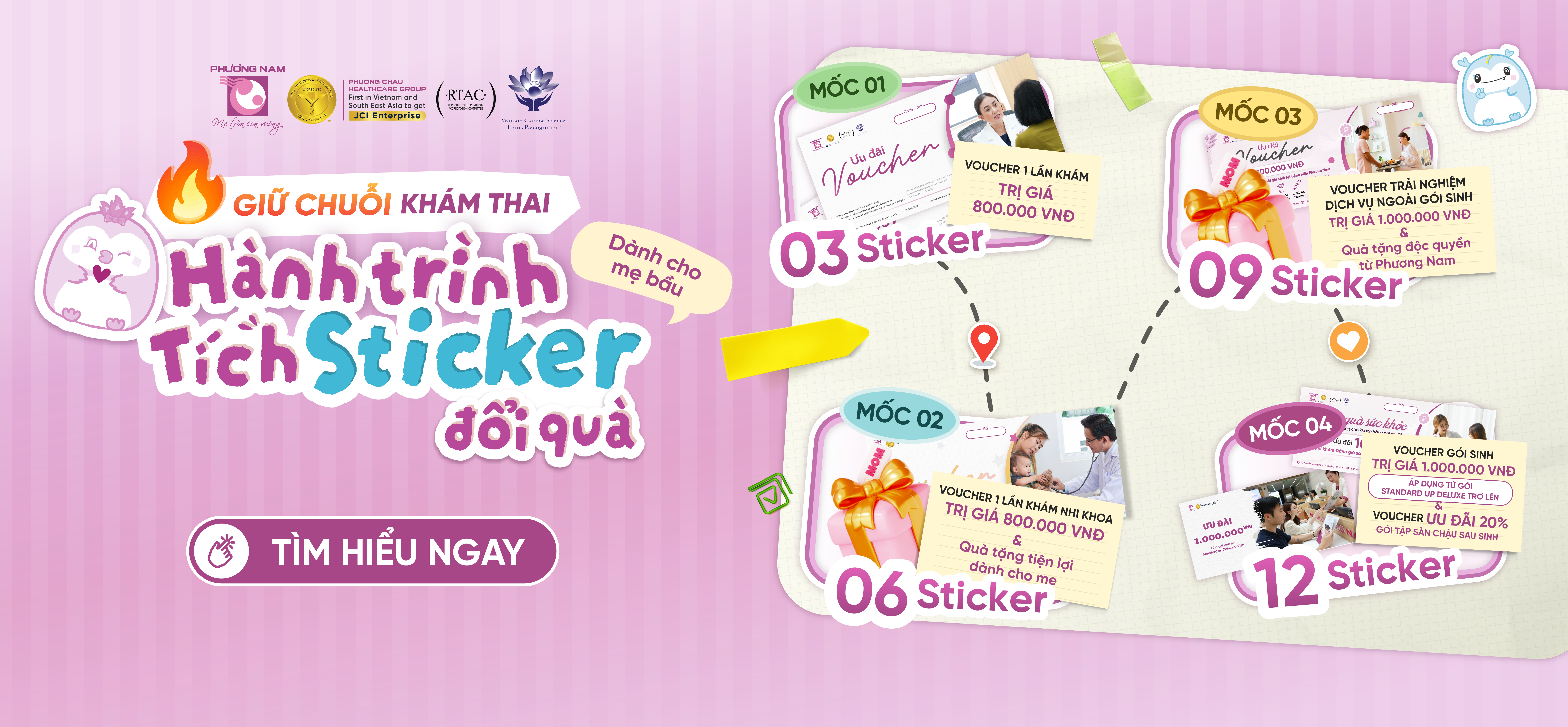 Sticker khám thai