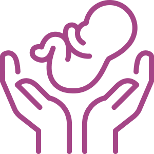 Intensive program for premature and high-risk newborns