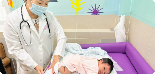 The pediatric clinics and inpatient rooms at Phuong Chau International Hospital in Saigon are designed to be friendly