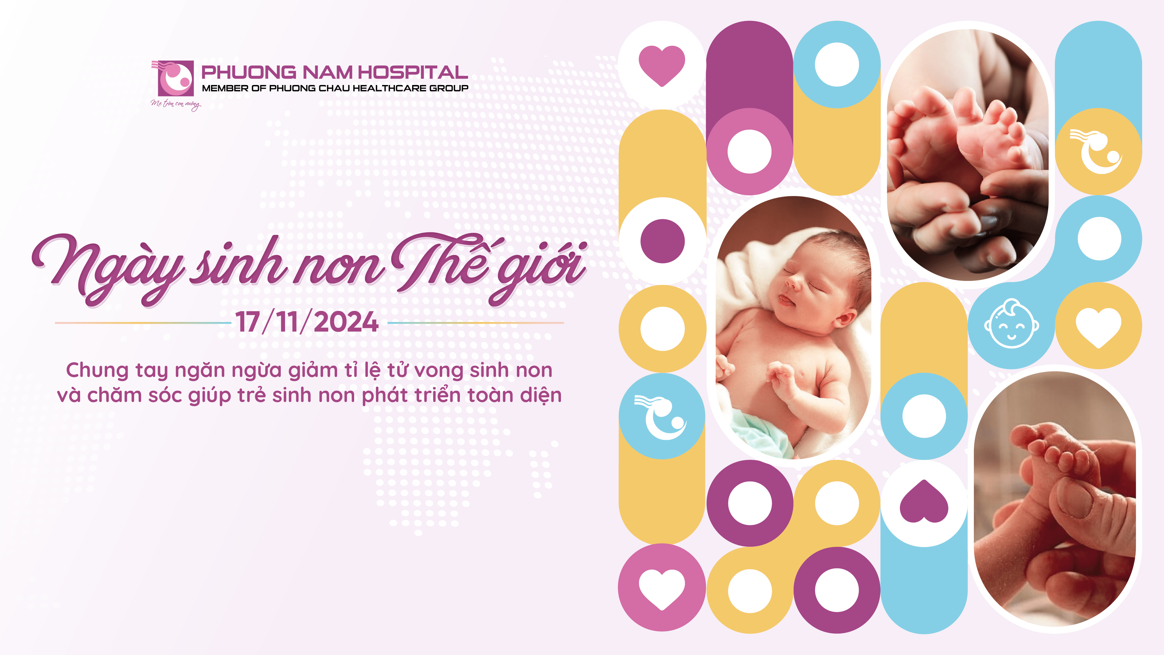 Hưởng ứng Ngày thế giới vì trẻ sinh non 17/11/2024