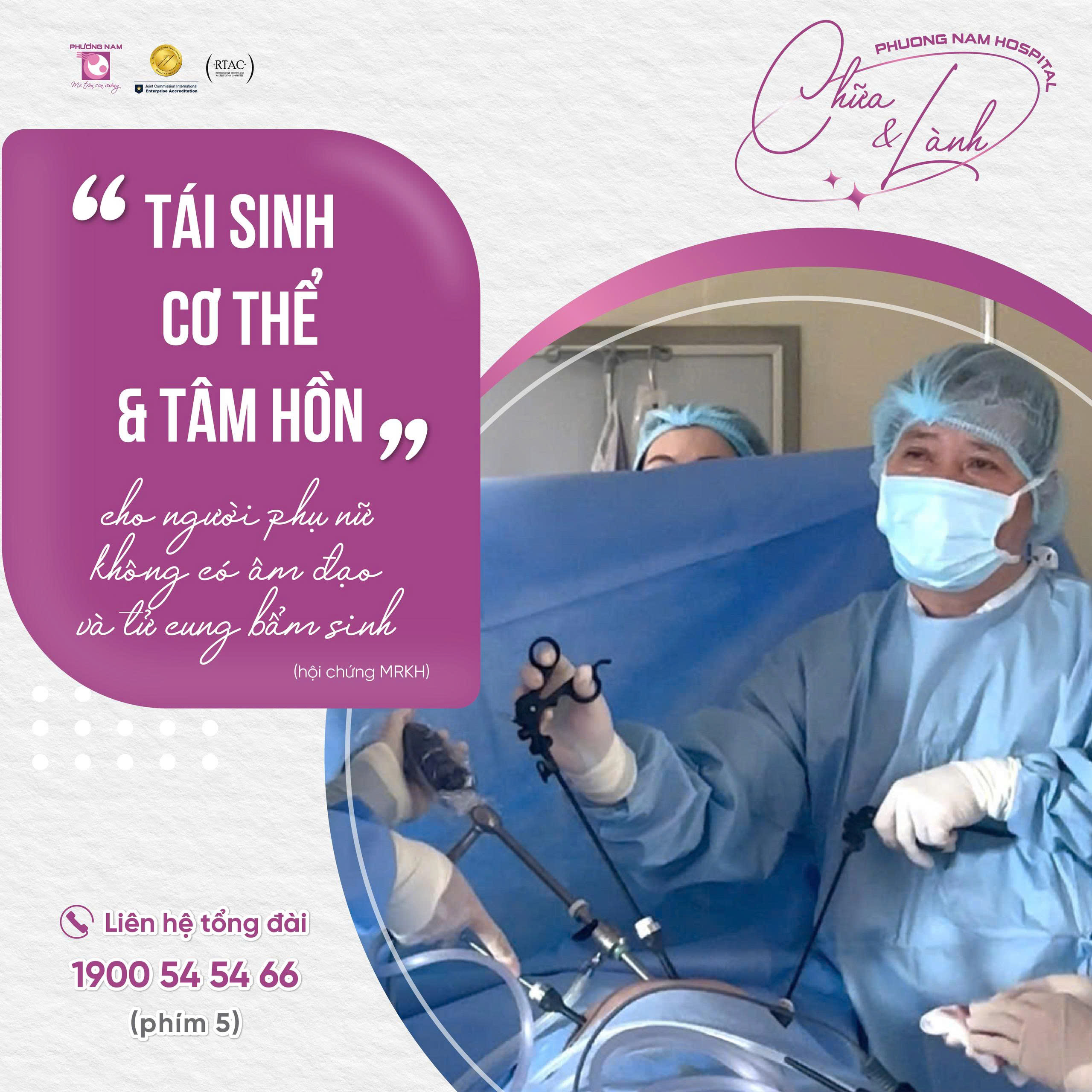 Tái sinh cơ thể và tâm hồn cho người phụ nữ không có âm đạo và tử cung bẩm sinh (hội chứng MRKH) bằng phương pháp Davydov.