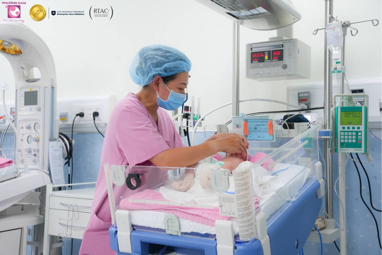 Newborns cared for at the Phuong Nam NICU