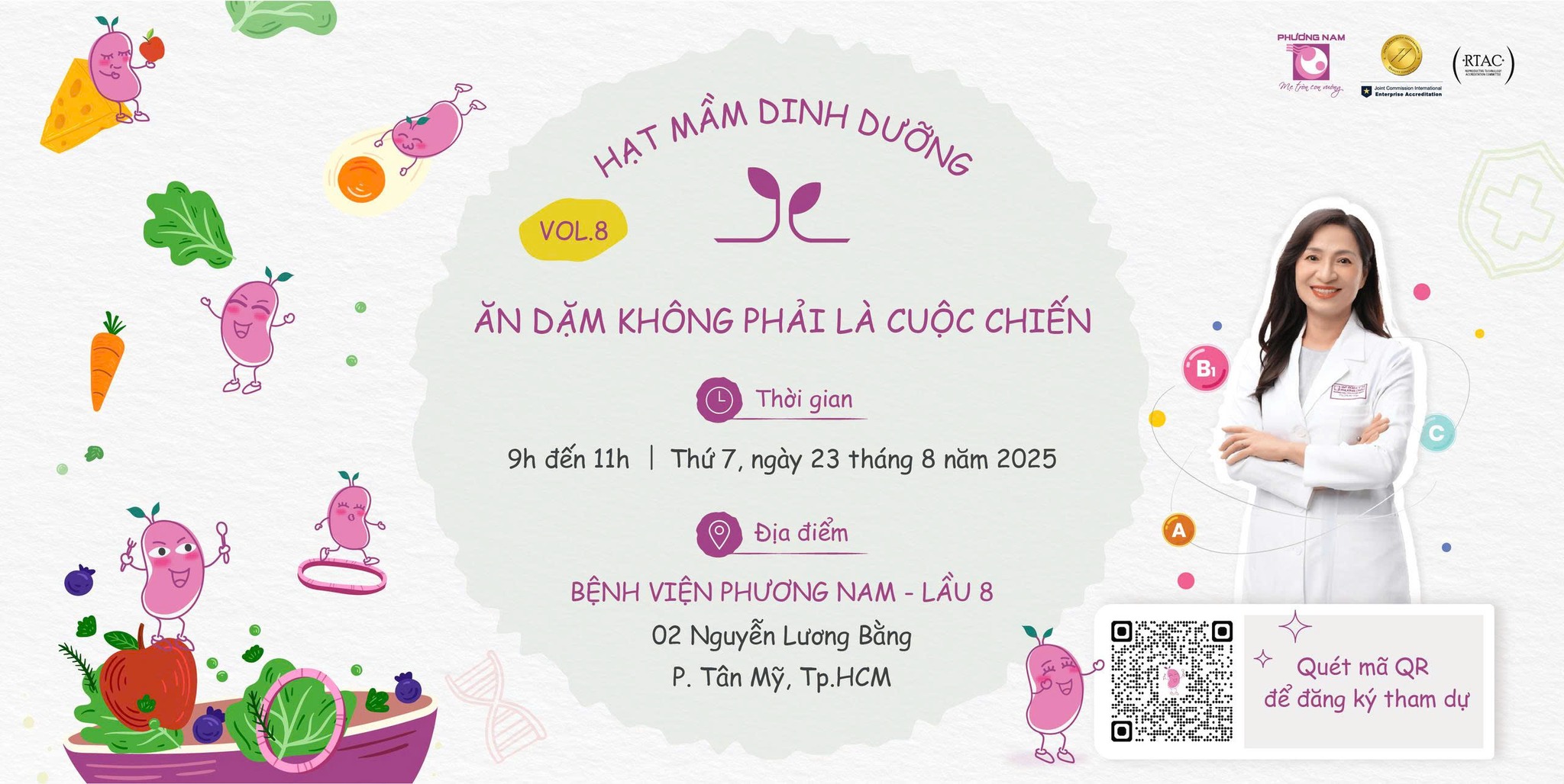 Lớp học Hạt mầm Dinh dưỡng Vol.8: Ăn dặm không phải là cuộc chiến