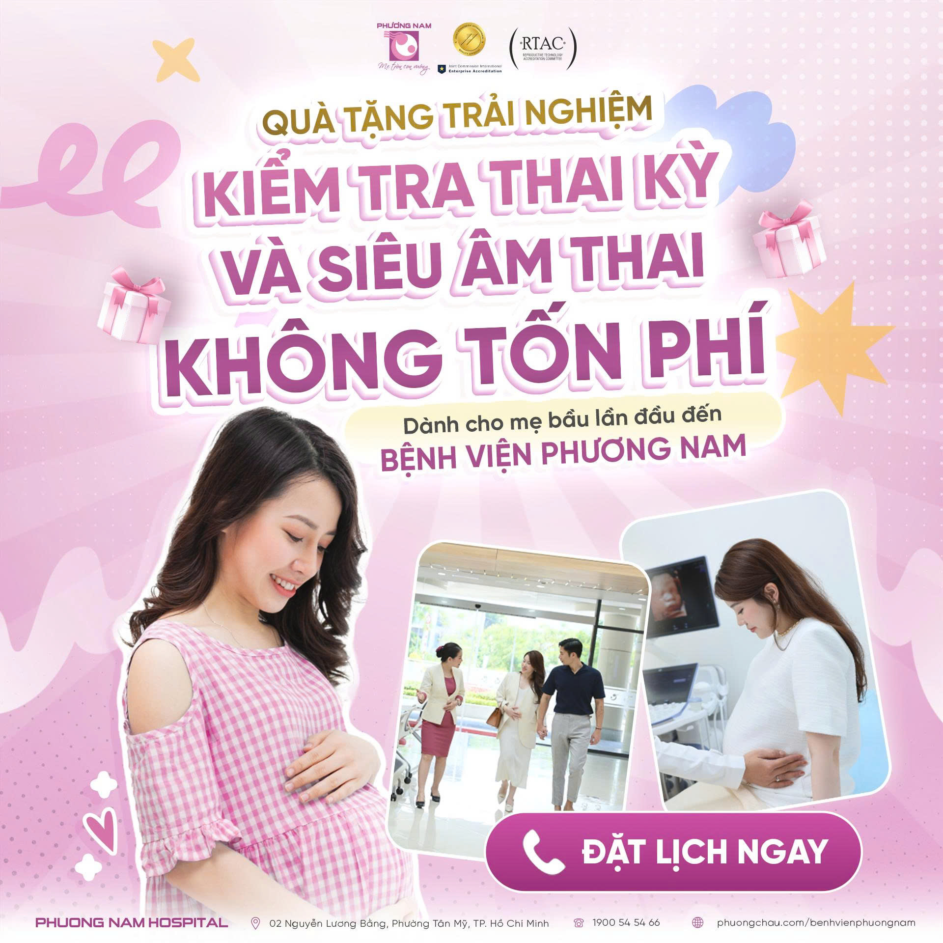 ƯU ĐÃI KHÁM THAI & SIÊU ÂM DÀNH CHO MẸ BẦU LẦN ĐẦU ĐẾN PHƯƠNG NAM