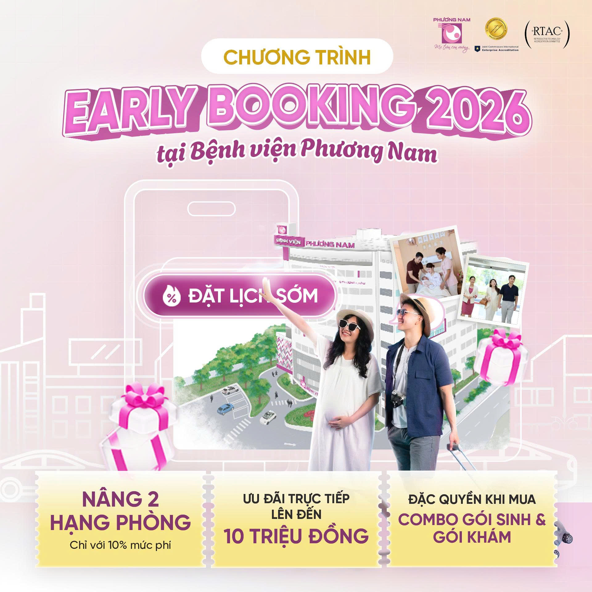 🎁 CHƯƠNG TRÌNH EARLY BOOKING - VÔ VÀN ƯU ĐÃI THEO THỜI ĐIỂM ĐẶT CỌC GÓI SINH