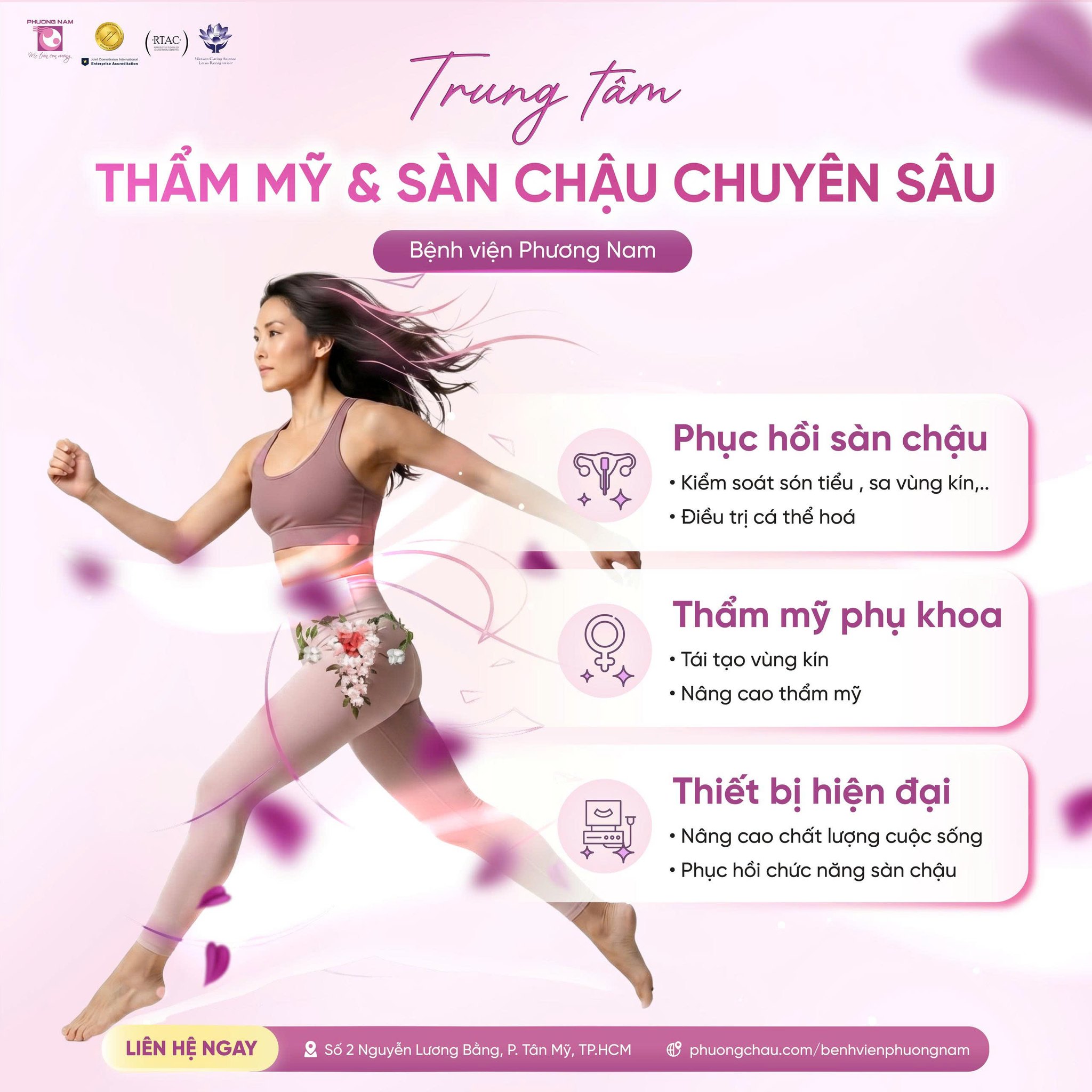 Trung tâm Thẩm mỹ & Sàn chậu chuyên sâu – Lấy lại sự tự tin vốn có