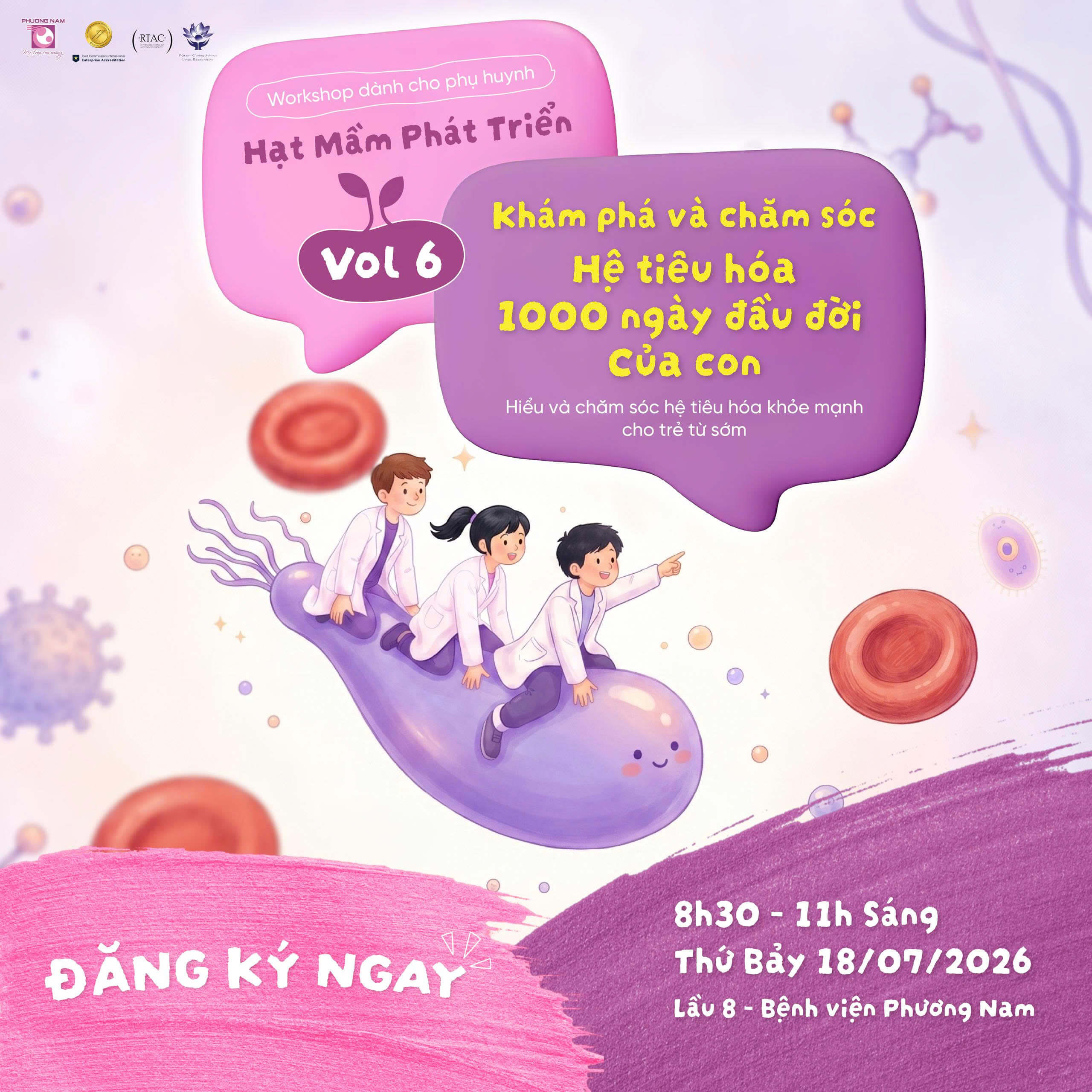 Lớp học hạt mầm phát triển Vol. 6 - Tháng 07/2026