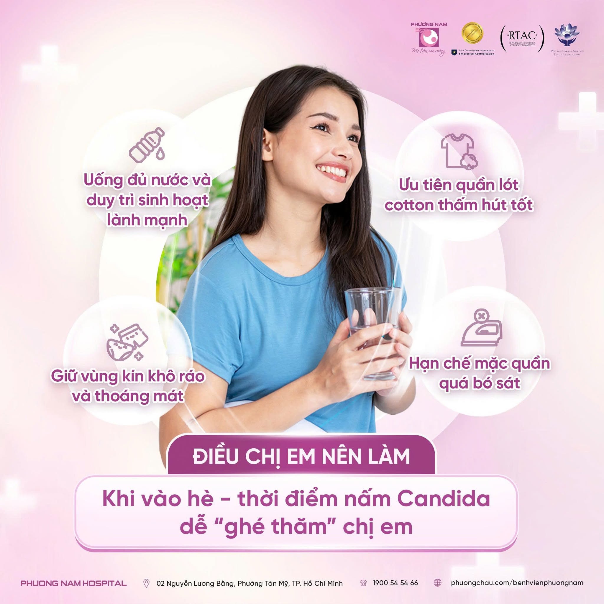 Mùa Hè - Thời Điểm Nấm Candida Dễ “Ghé Thăm” Chị Em