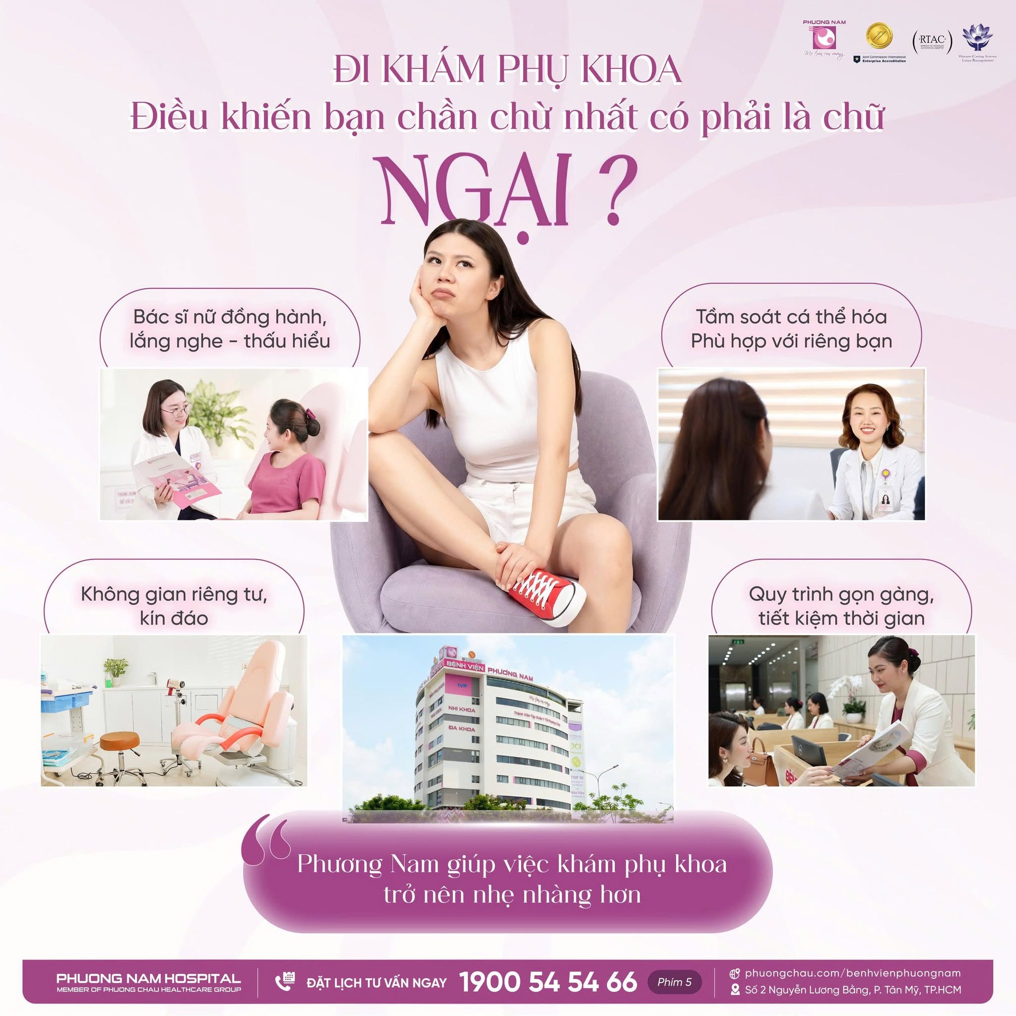 Đi Khám Phụ Khoa: Có Phải Điều Khiến Bạn Chần Chừ Nhất Là Chữ “Ngại”