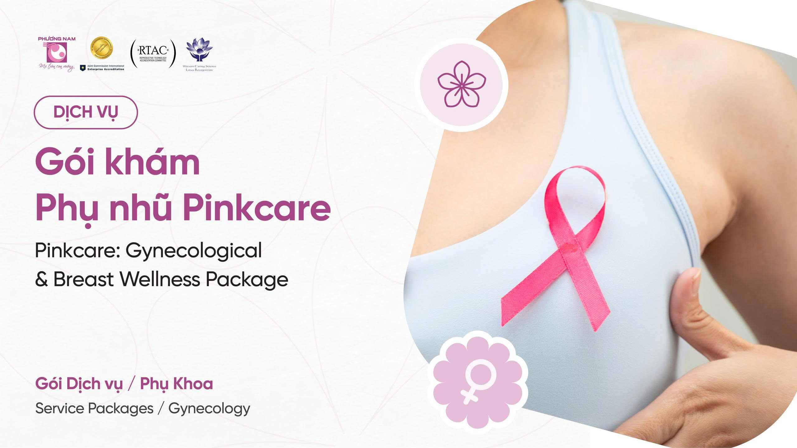 Gói khám Phụ Nhũ Pinkcare