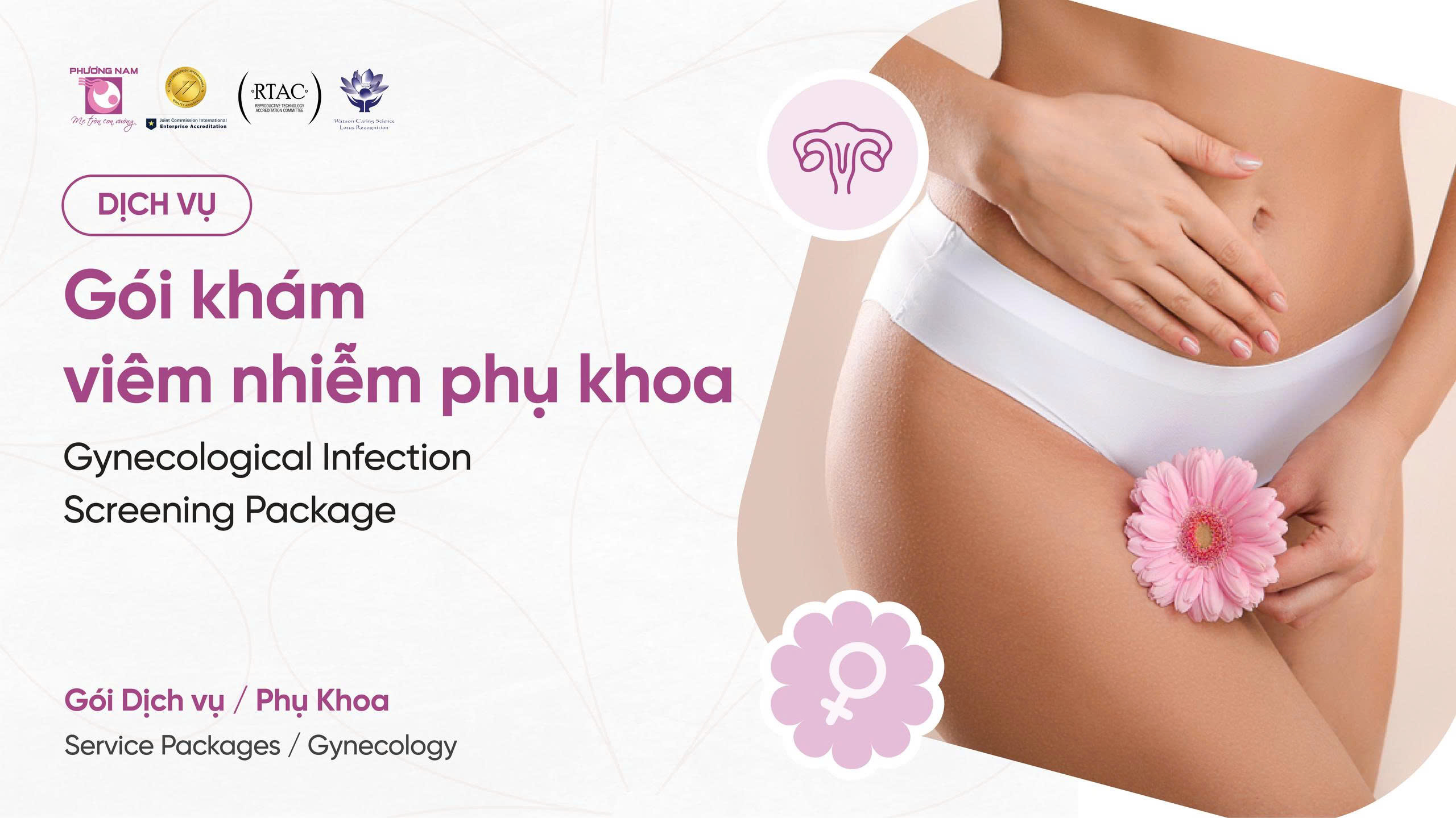 Gói khám Viêm Nhiễm Phụ Khoa