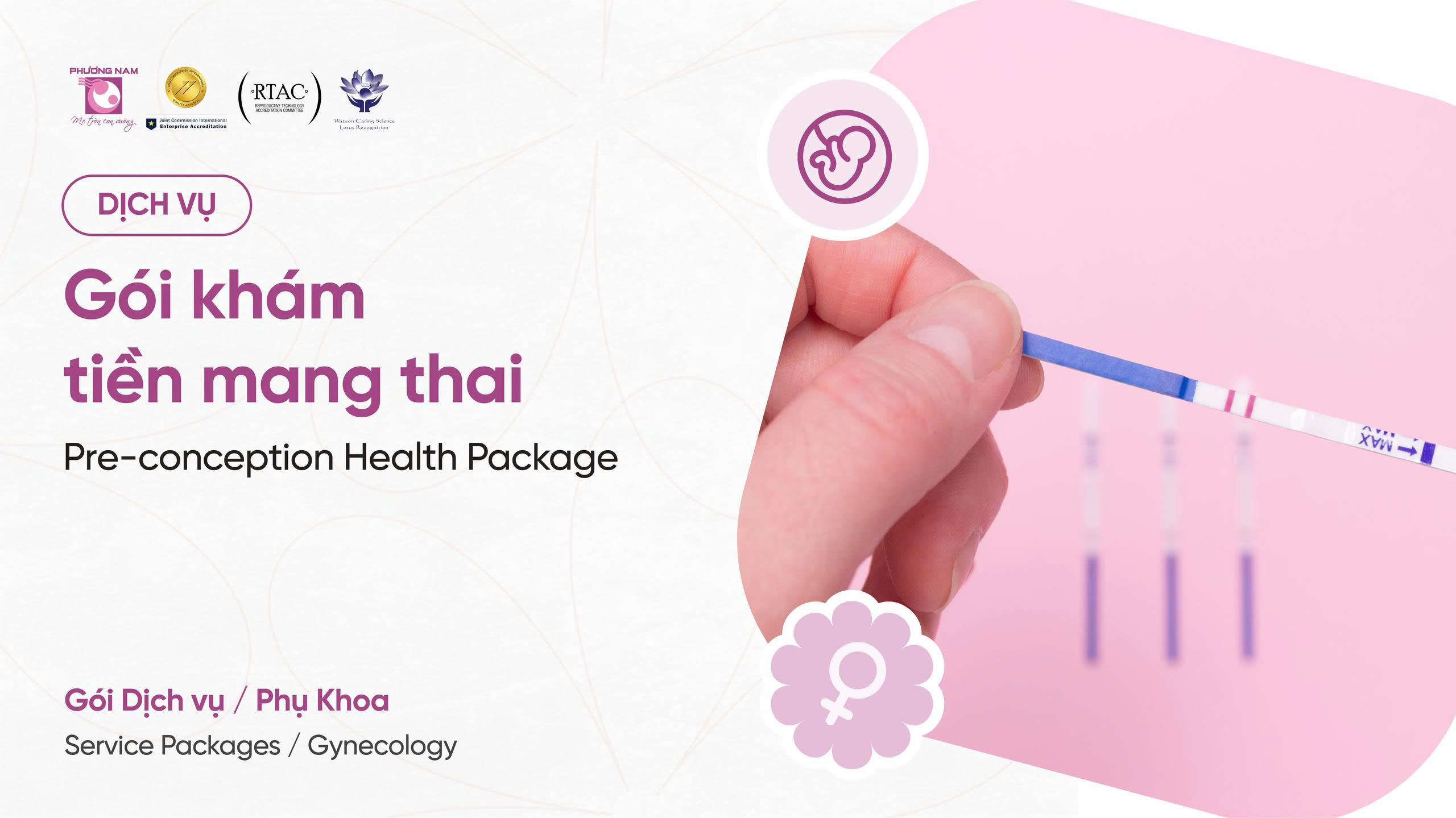 Gói khám Tiền Mang Thai