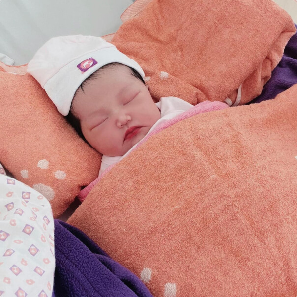 The baby was born in Phuong Chau