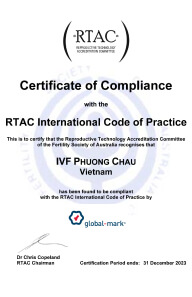 Tiêu chuẩn chất lượng RTAC về hỗ trợ sinh sản từ Úc và NewZealand