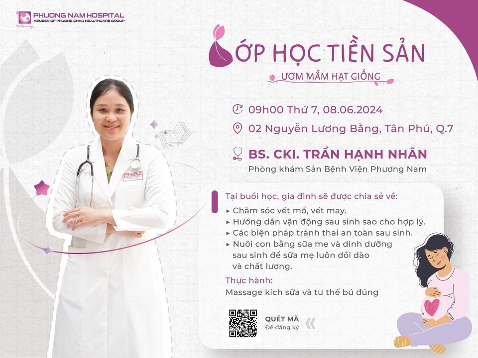 Lớp học tiền sản Phương Nam - Tháng 06/2024.
