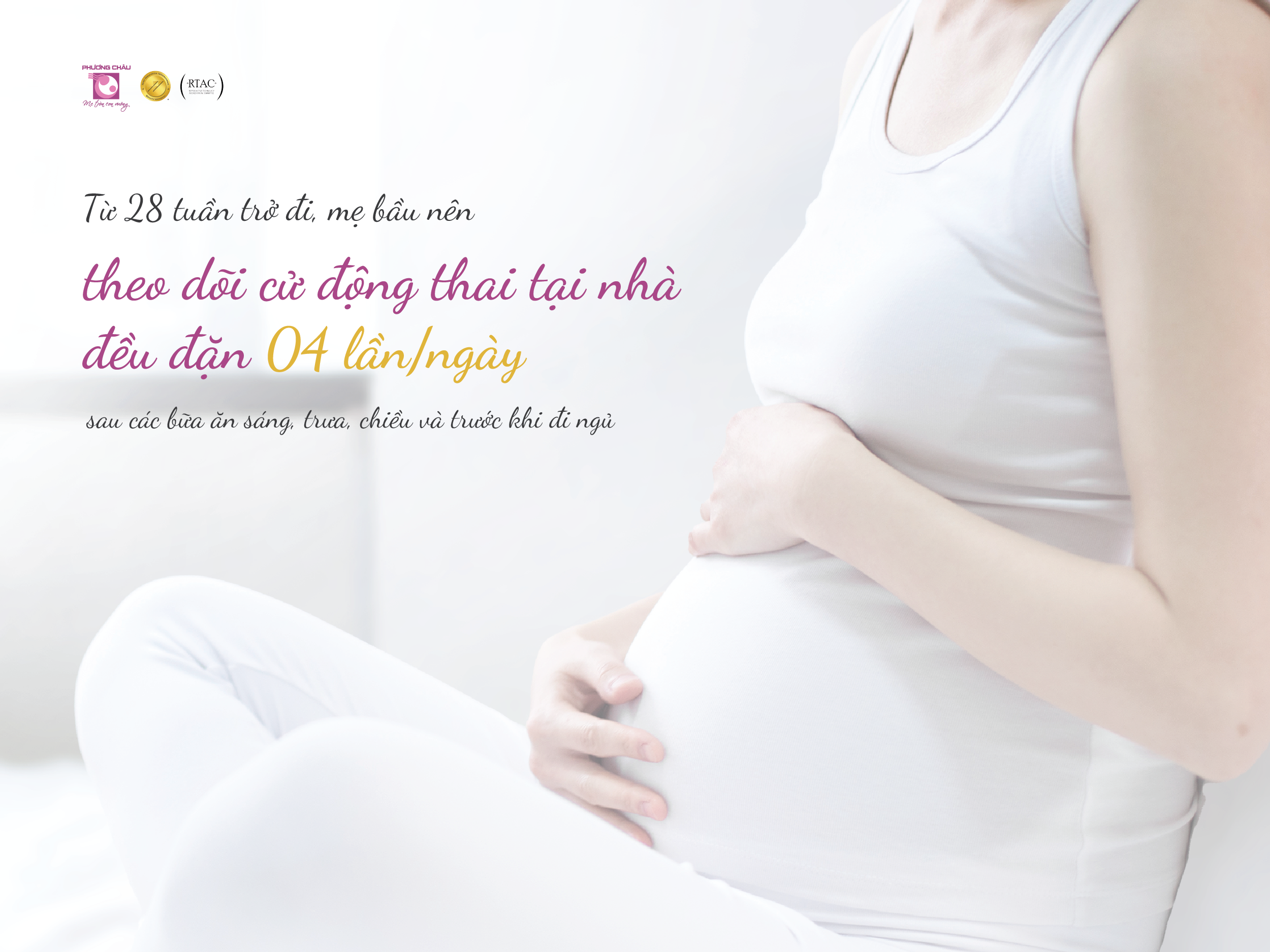 HƯỚNG DẪN THEO DÕI CỬ ĐỘNG THAI TẠI NHÀ