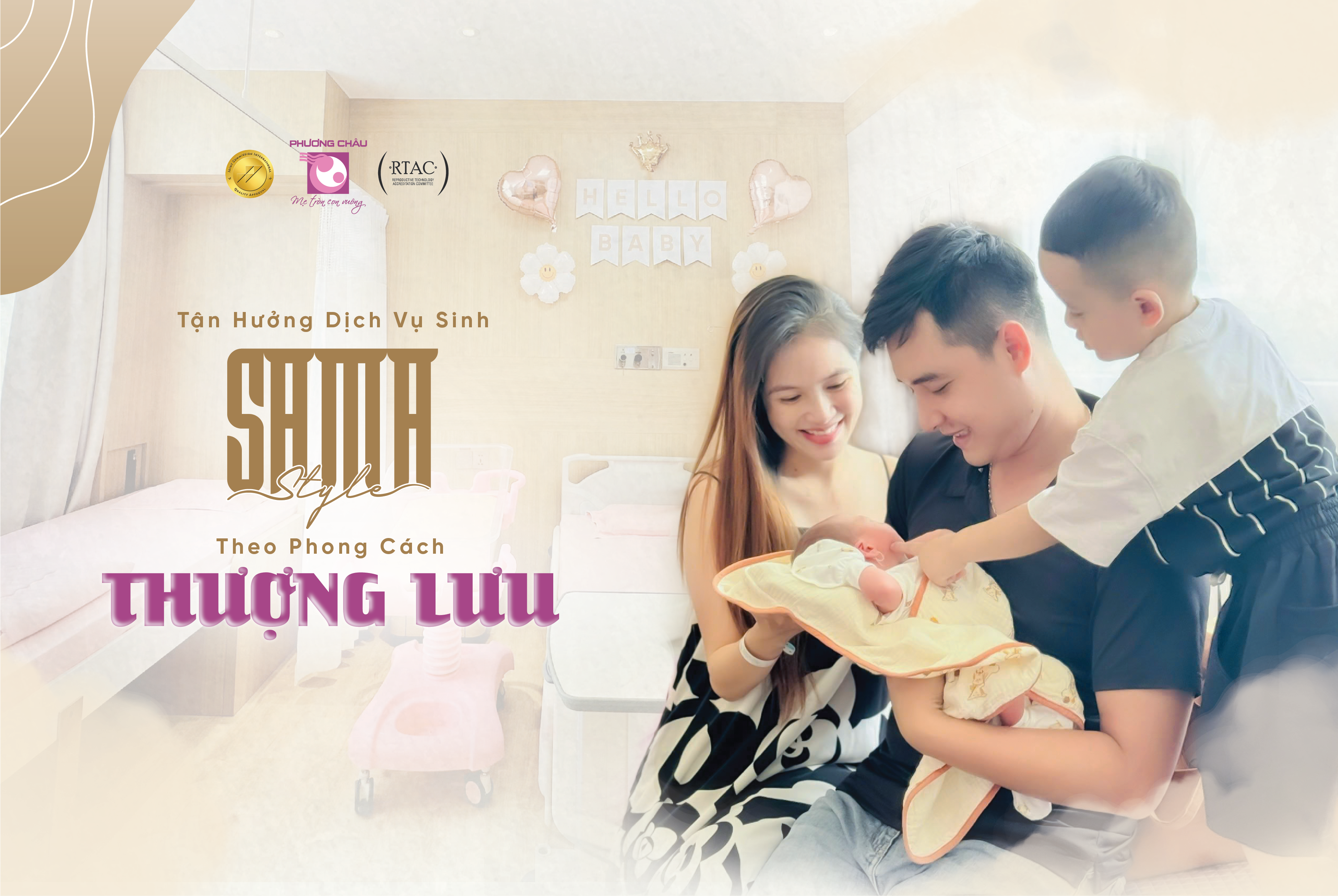 Gói Sinh Thượng Lưu - Mẹ Trọn An Tâm Đón Con Yêu Chào Đời