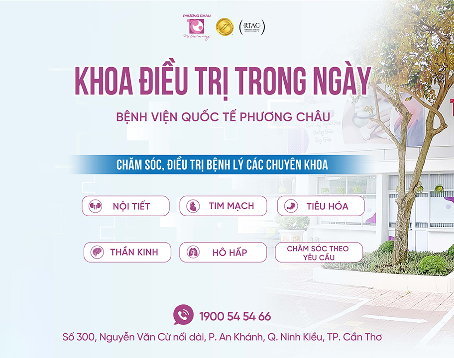Khoa điều trị trong ngày Bệnh viện quốc tế Phương Châu