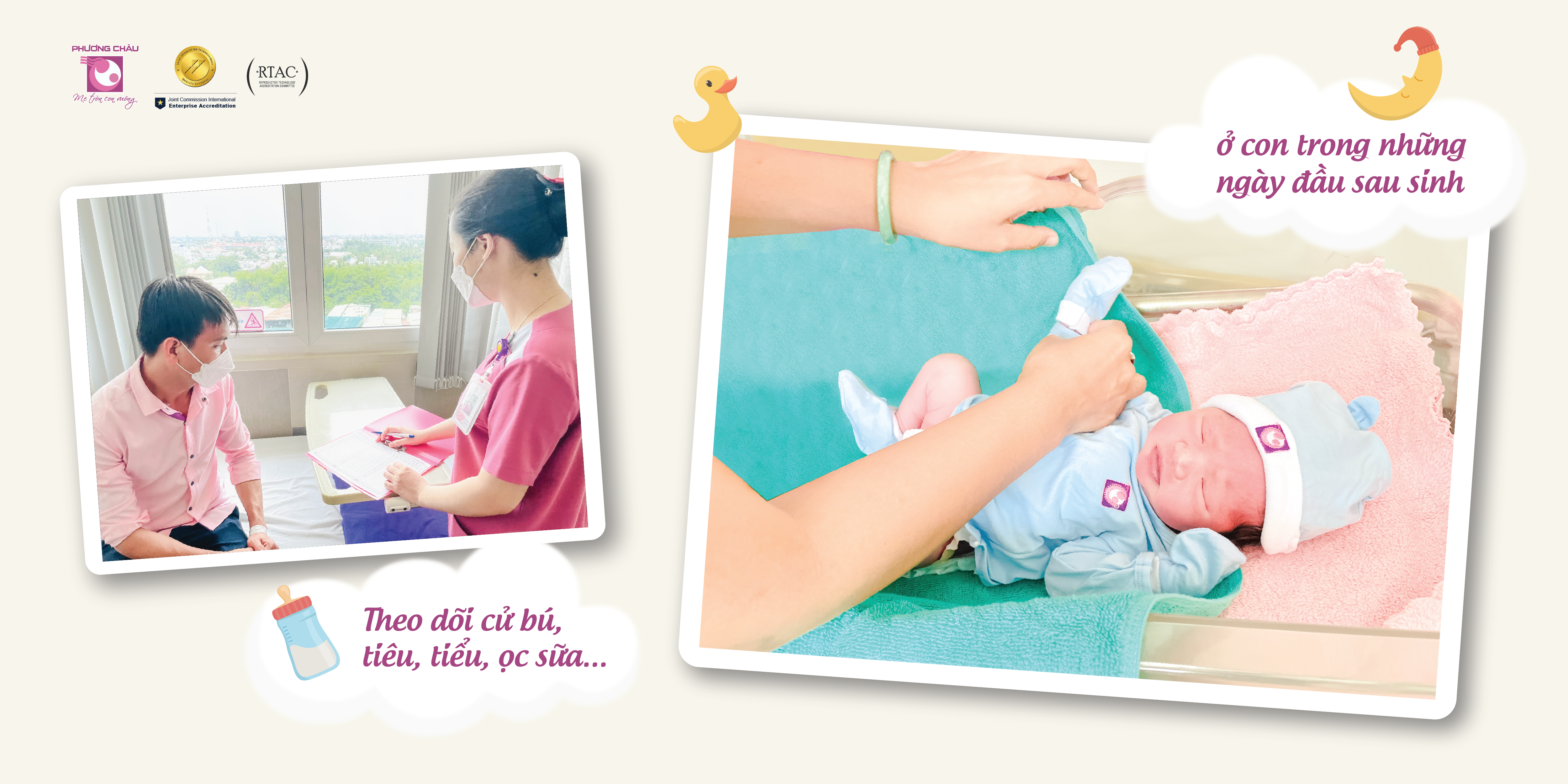 Theo dõi cử bú, tiêu, tiểu, ọc sữa... của con những ngày đầu sau sinh