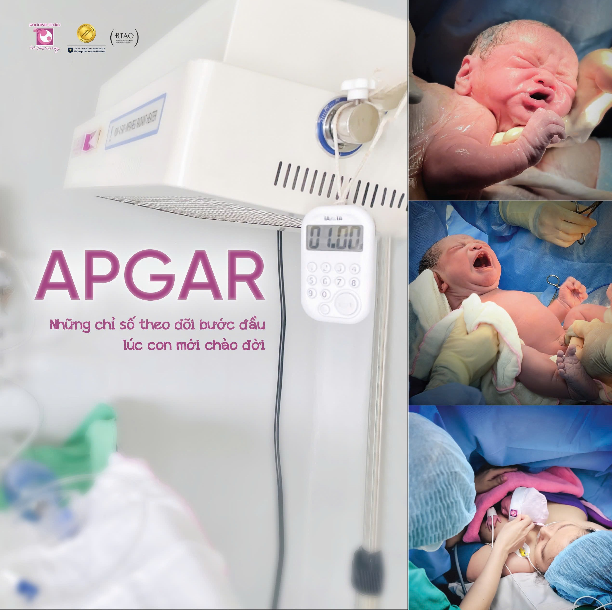 APGAR, Những Chỉ Số Theo Dõi Bước Đầu Lúc Con Mới Chào Đời