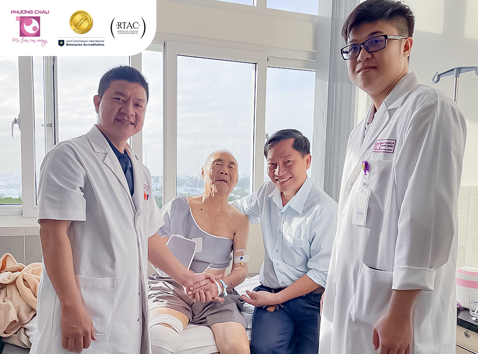 Phẫu thuật thay khớp háng thành công cho cụ ông 90 tuổi mang nhiều bệnh nền phức tạp