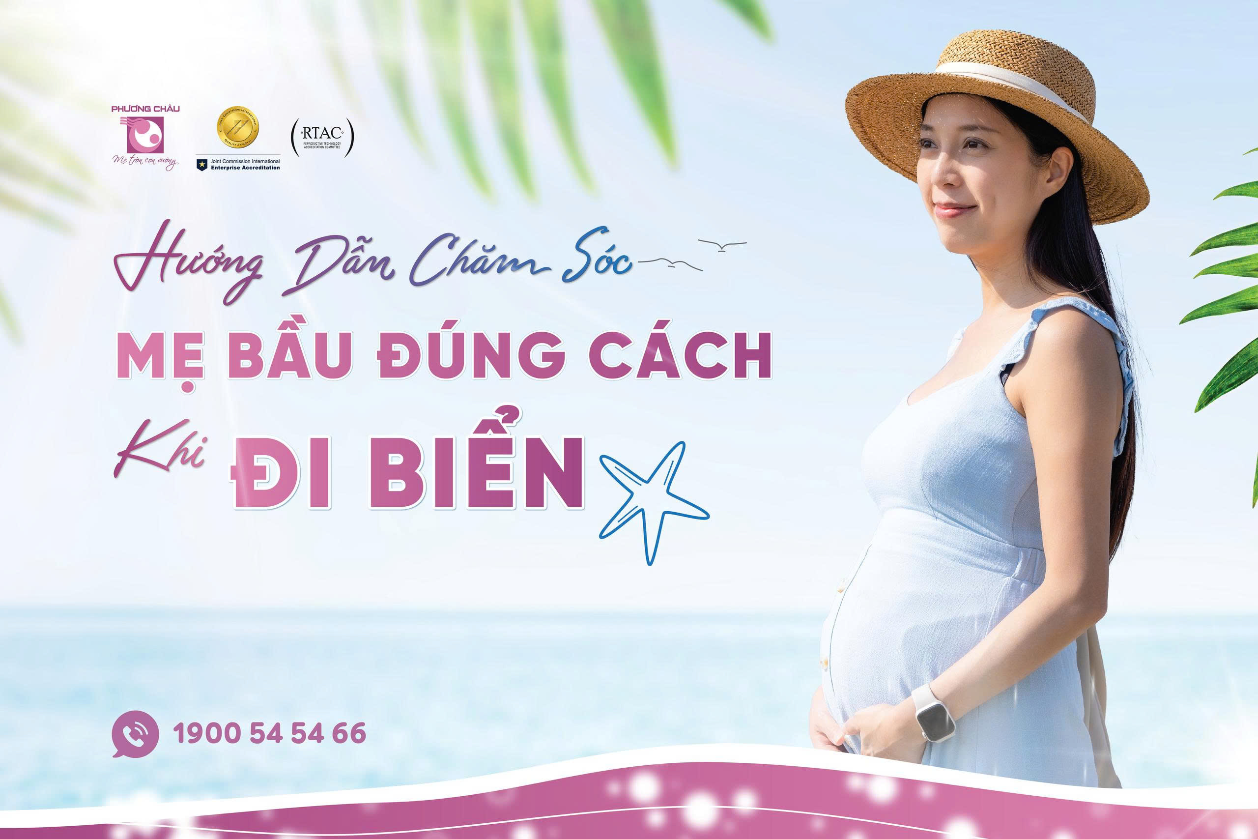 Hướng dẫn chăm sóc mẹ bầu đúng cách khi đi biển