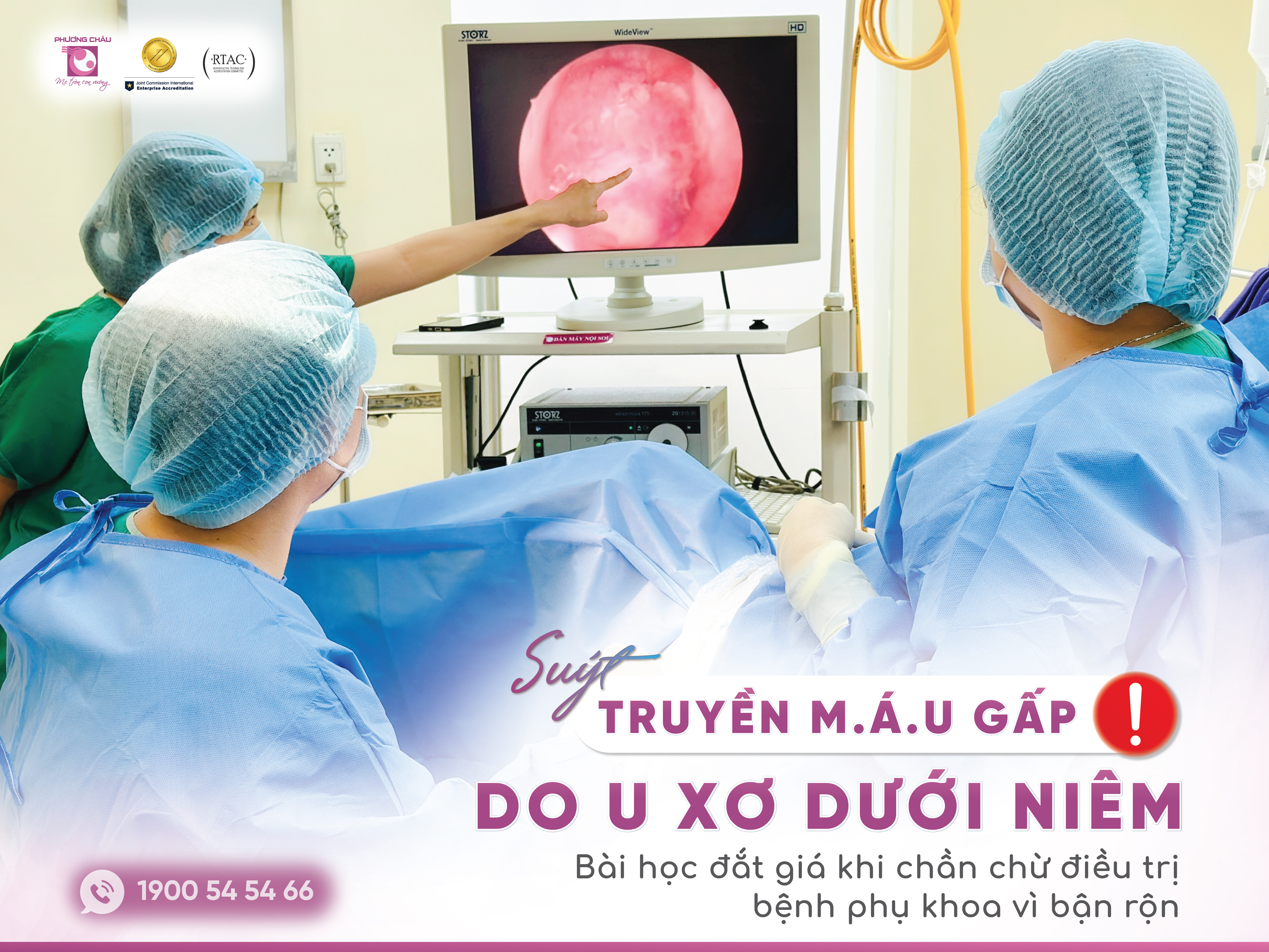 CẢNH BÁO: NGUY CƠ TRUYỀN M.Á.U GẤP DO U XƠ TỬ CUNG DƯỚI NIÊM