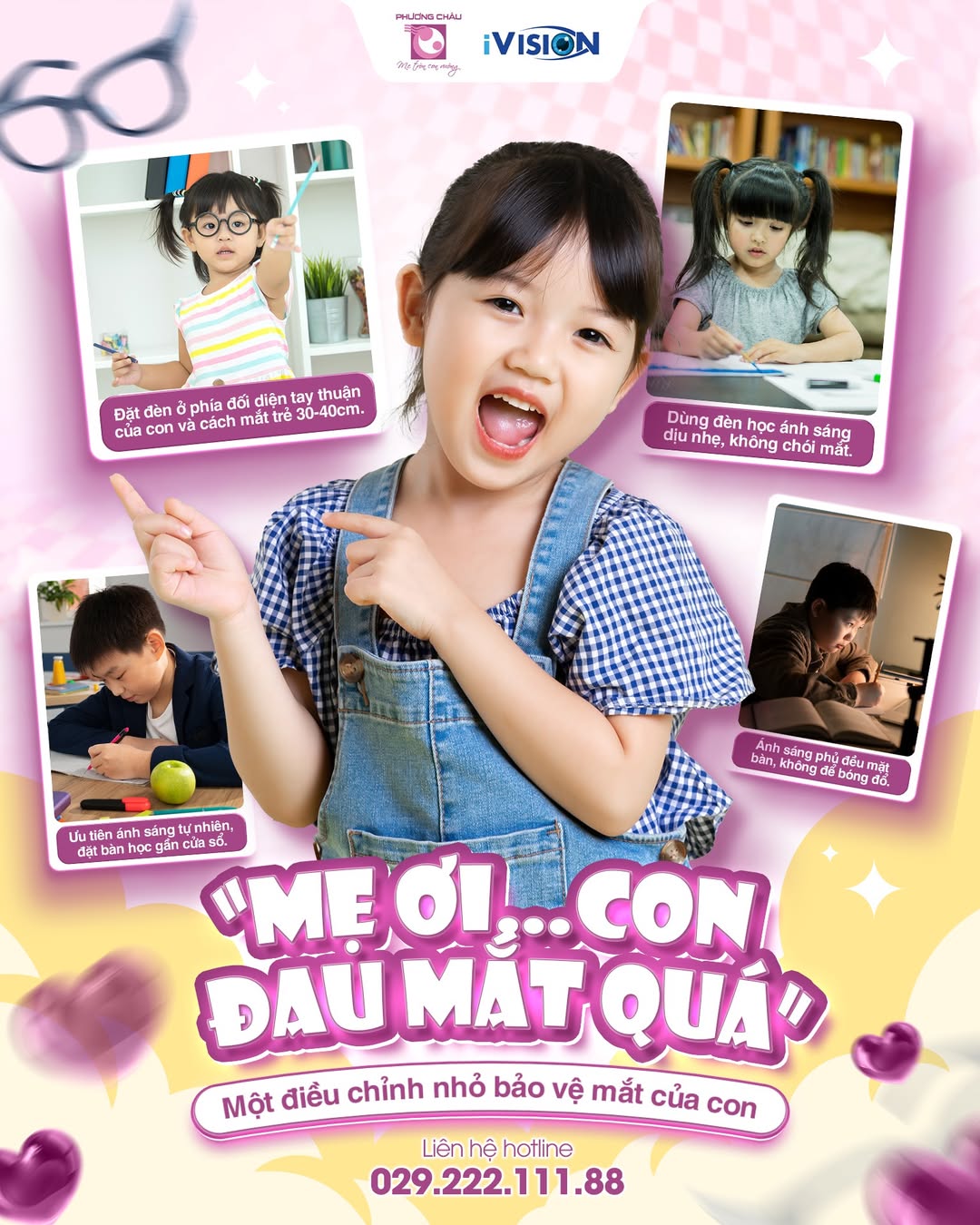 Điều chỉnh ánh sáng góc học tập – Bí quyết đơn giản giúp bảo vệ mắt cho trẻ