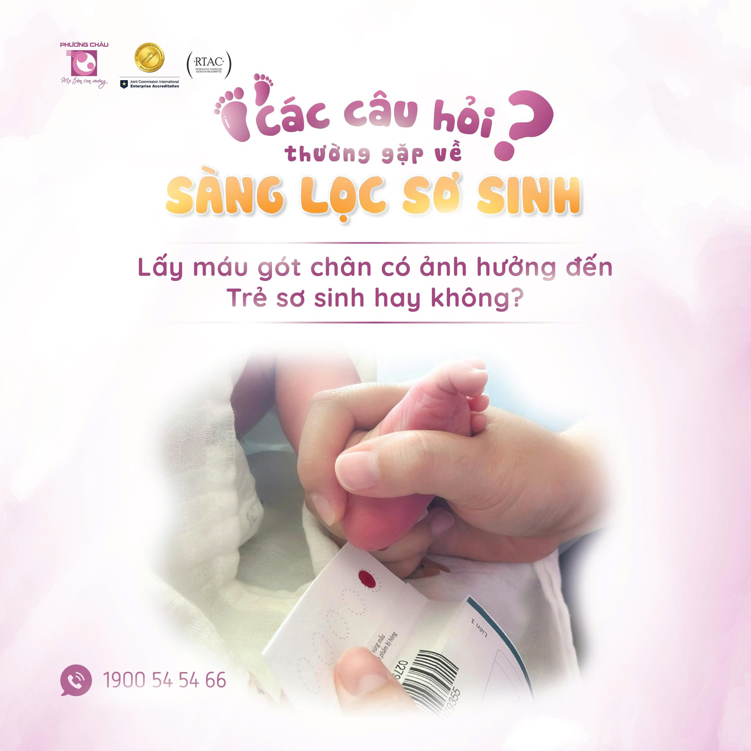 Lấy máu gót chân liệu có ảnh hưởng đến con?