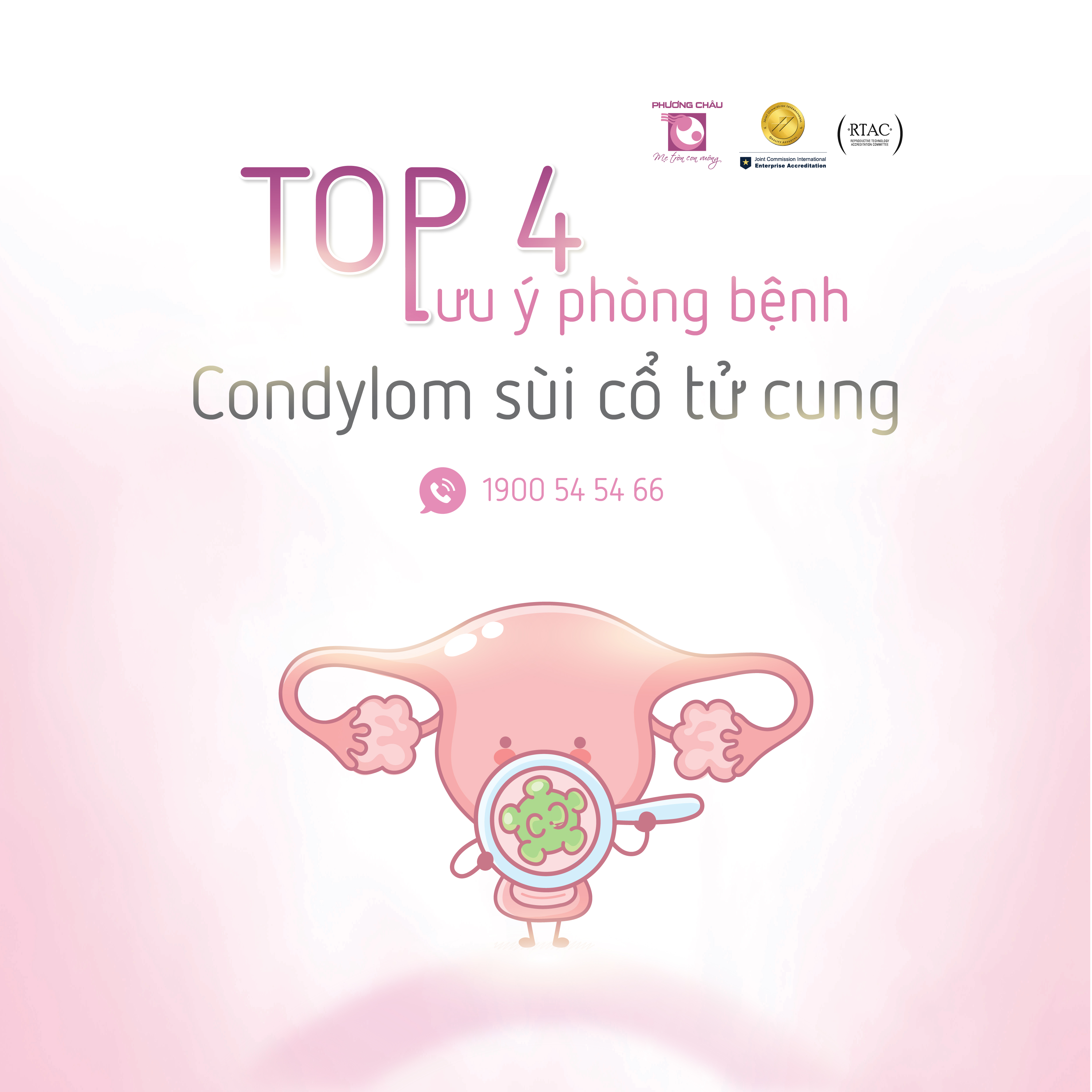 Bệnh CONDYLOMA ACUMINATUM (Sùi mào gà)