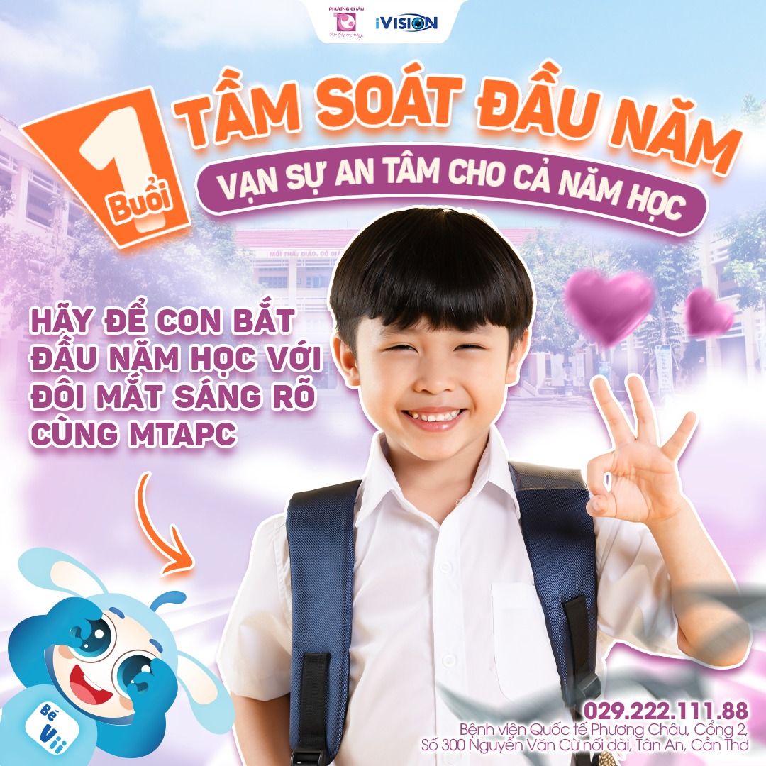 Một Buổi Tầm Soát Đầu Năm – Vạn Sự An Tâm Cho Cả Năm Học