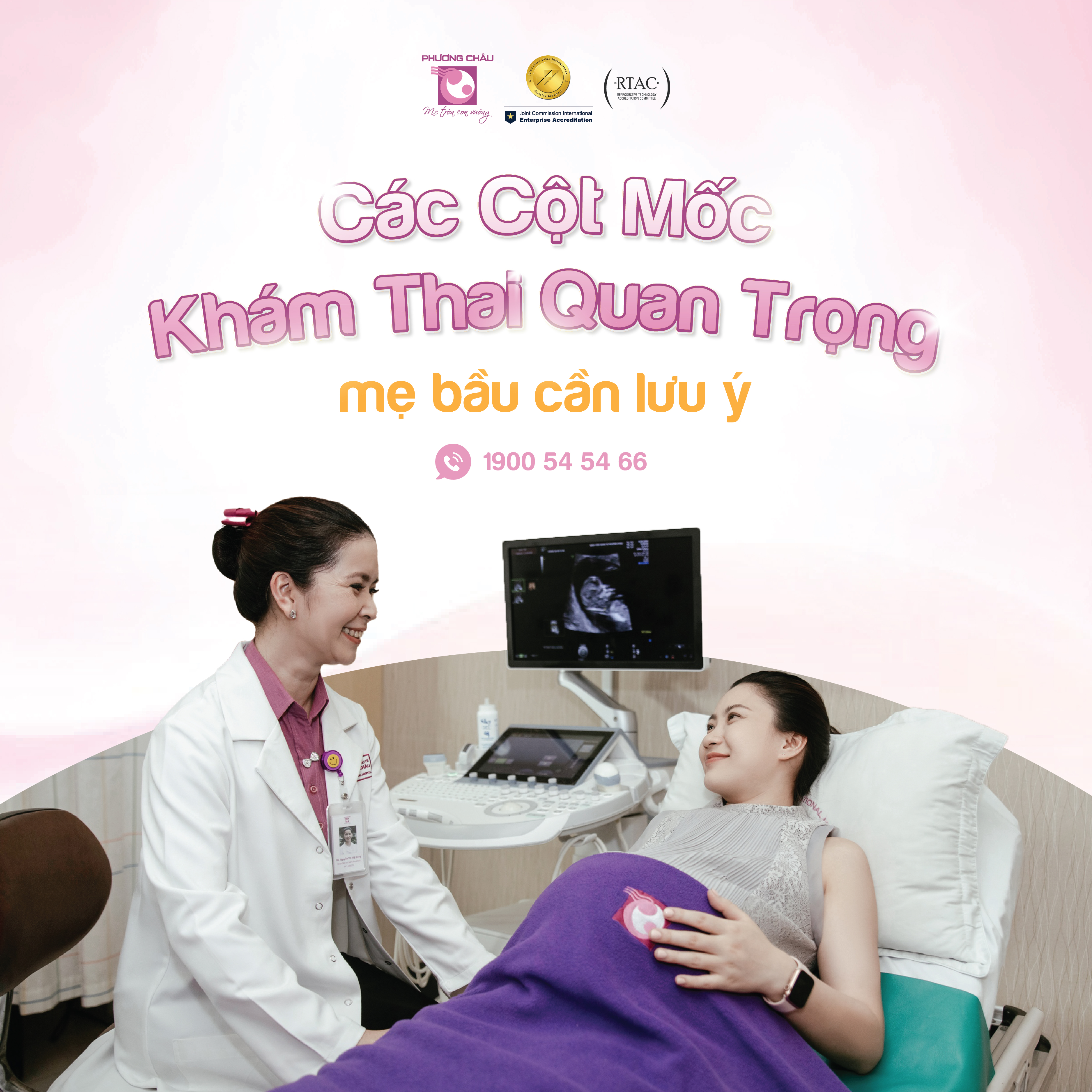 Các mốc khám thai quan trọng mẹ bầu cần lưu ý