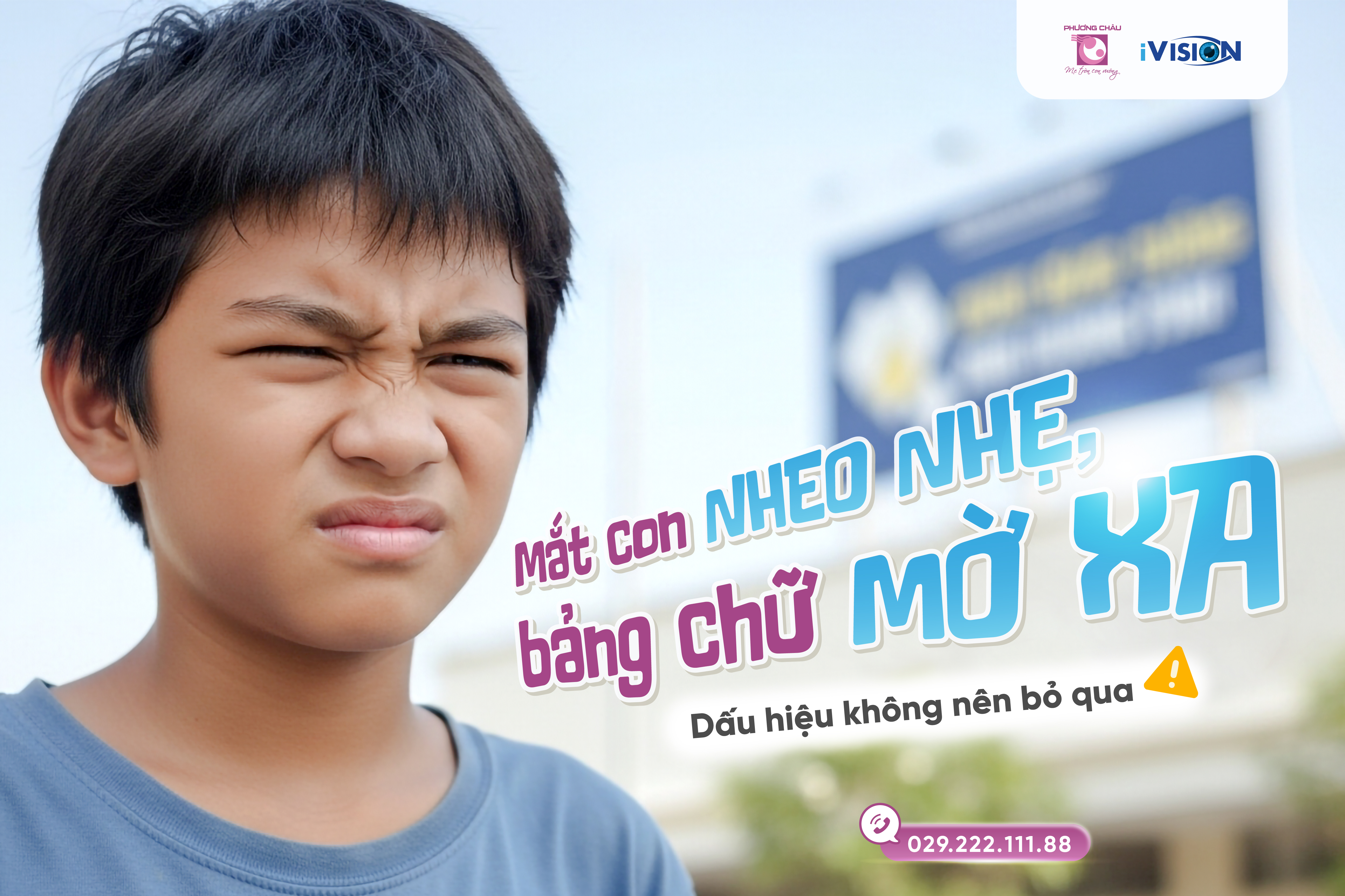 Mắt Trẻ Nheo Nhẹ – Một Thói Quen Nhỏ Nhưng Cảnh Báo Vấn Đề Lớn