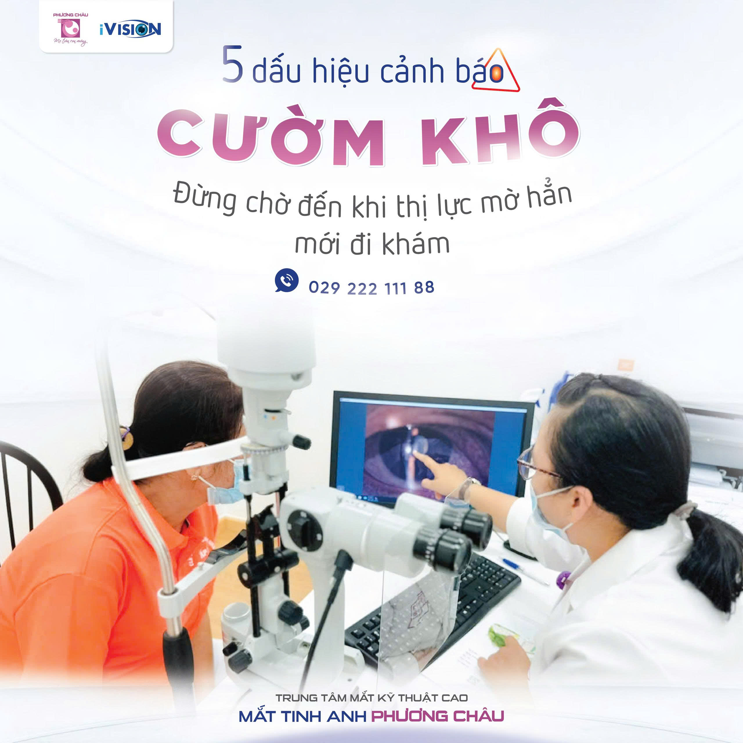 5 Dấu Hiệu Cảnh Báo Cườm Khô – Đừng Chờ Đến Khi Thị Lực Mờ Hẳn Mới Đi Khám