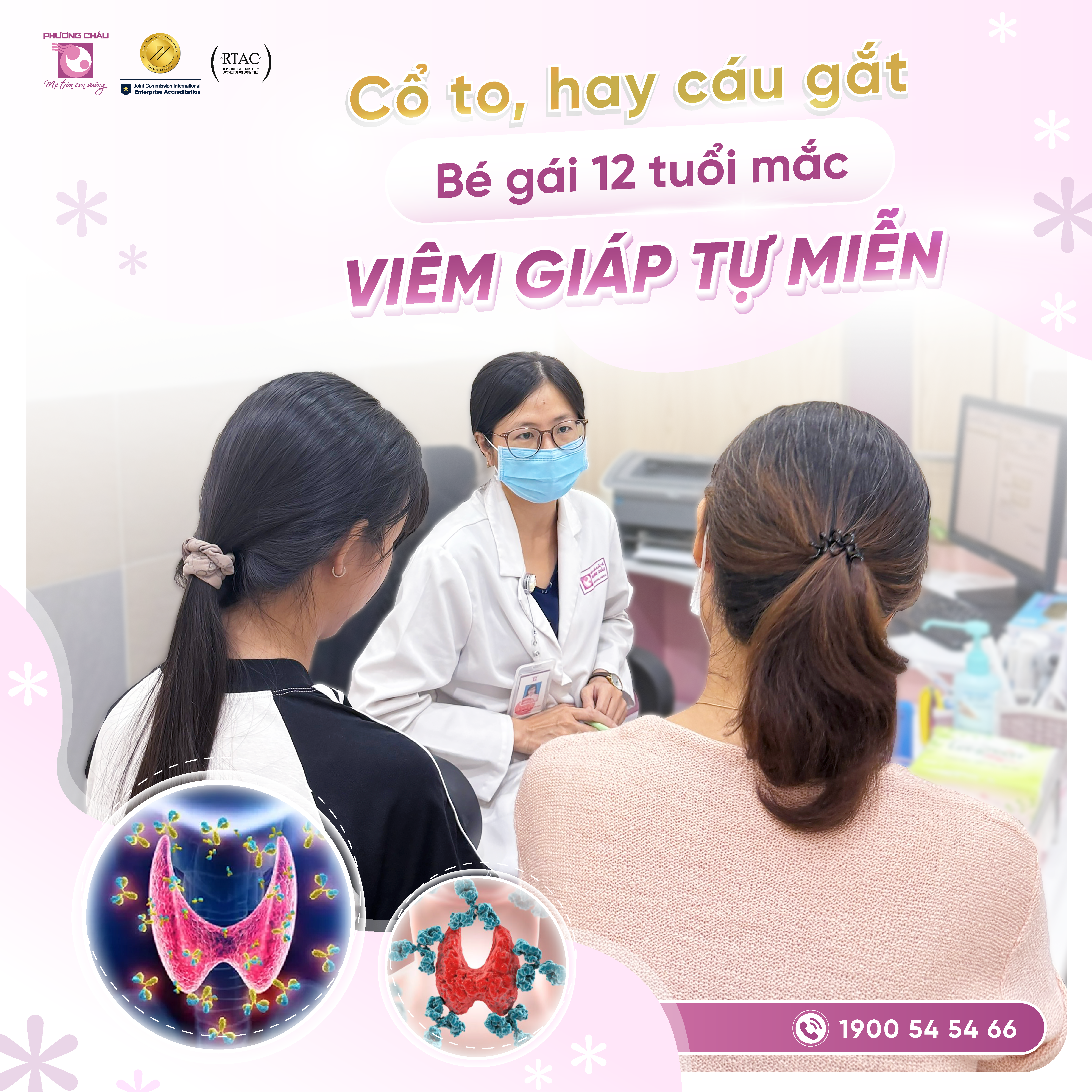 Cổ to bất thường, bé đột nhiên cáu gắt — Cảnh báo viêm giáp tự miễn