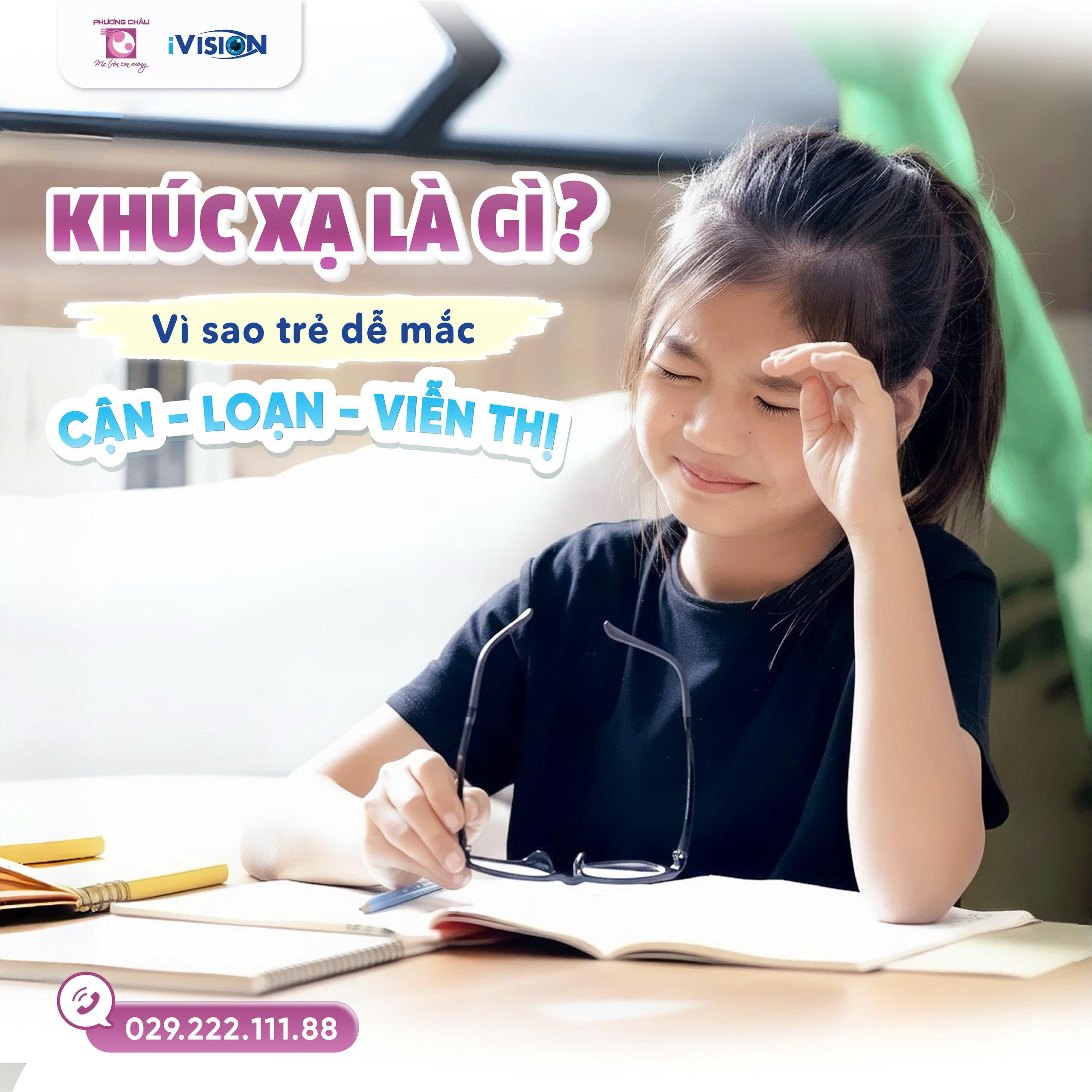 Khúc xạ mắt ở trẻ em: Hiểu đúng để phòng ngừa cận – loạn – viễn thị