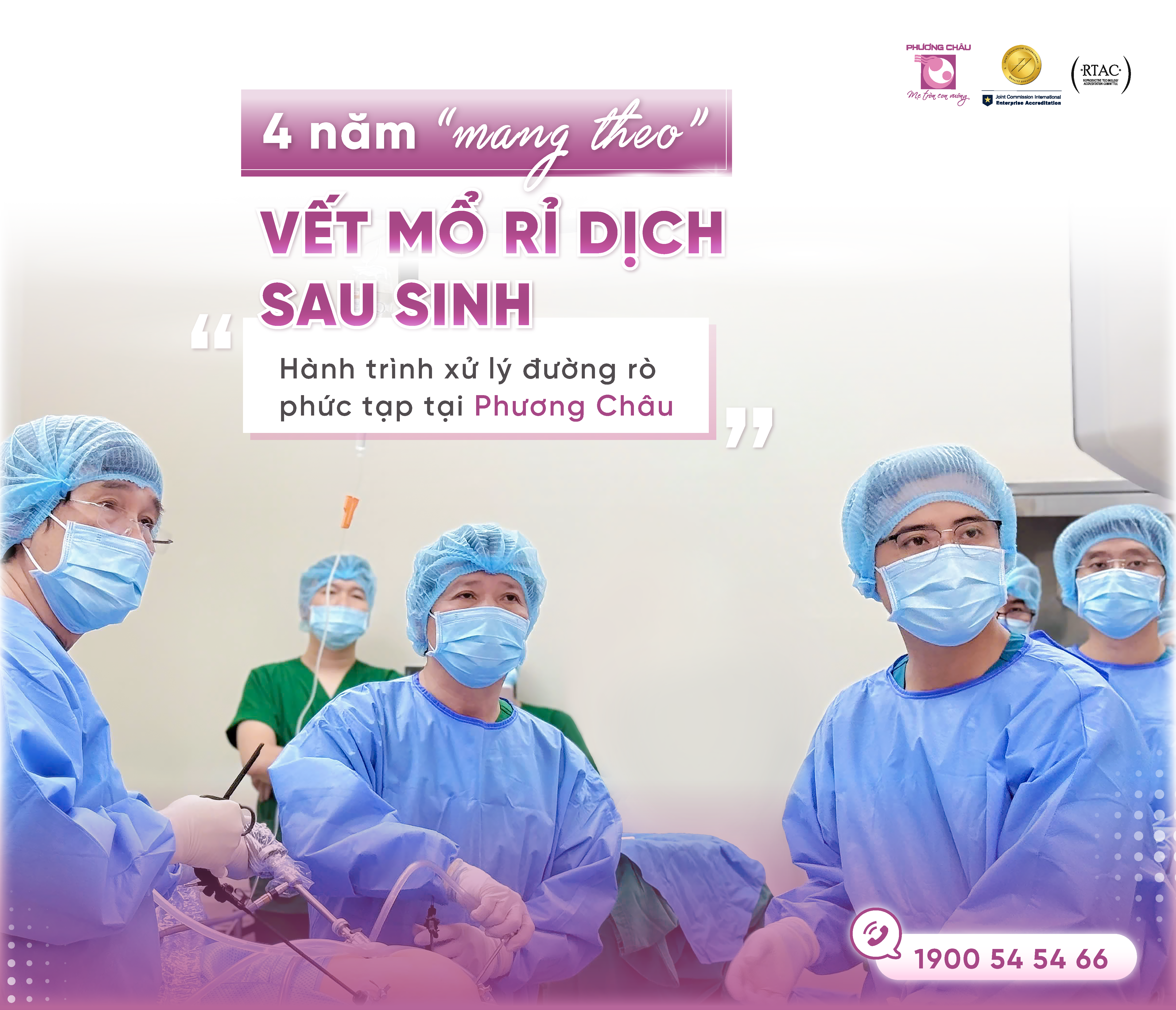 4 năm “sống chung” với đường rò thành bụng sau sinh