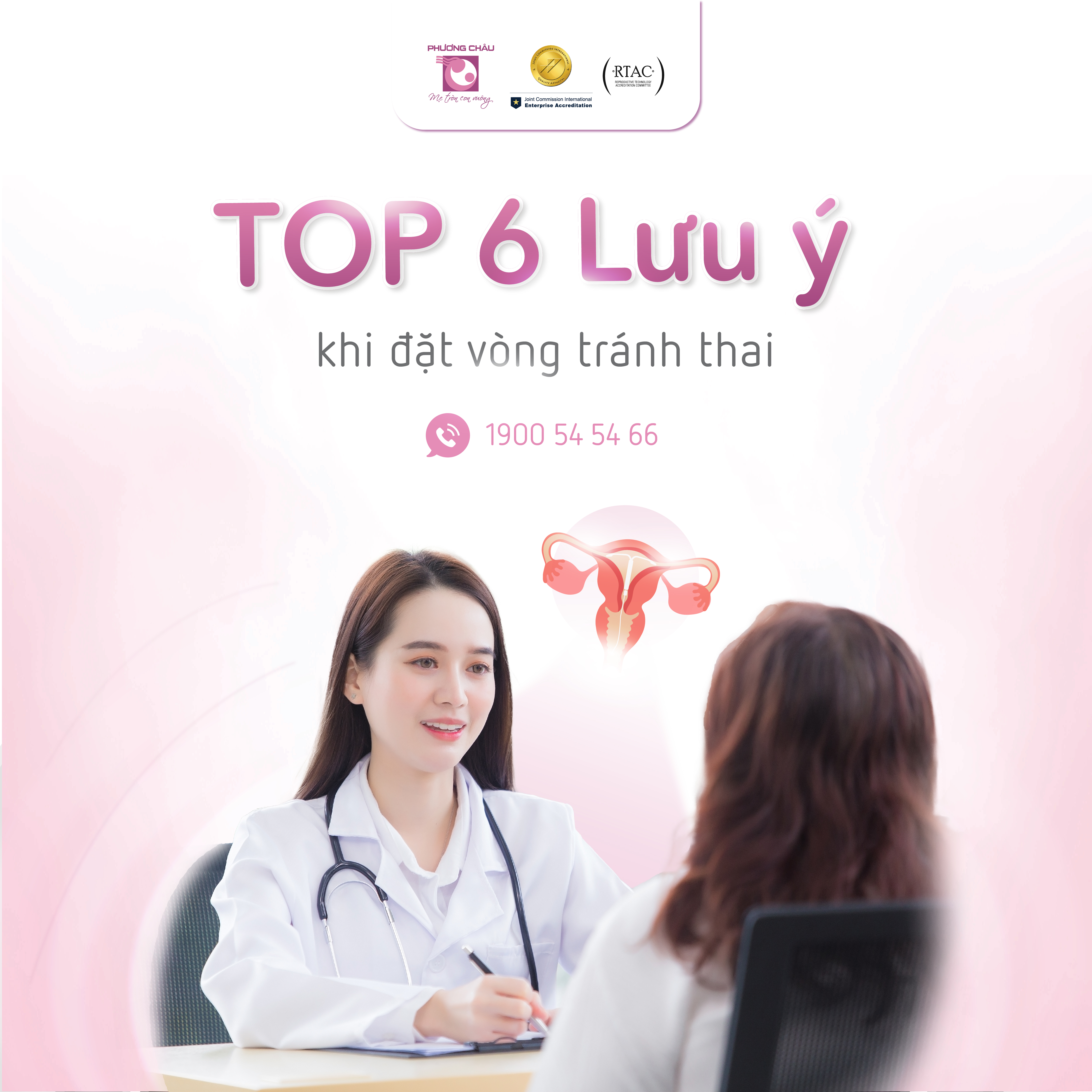 Lưu ý khi đặt vòng tránh thai chị em cần biết