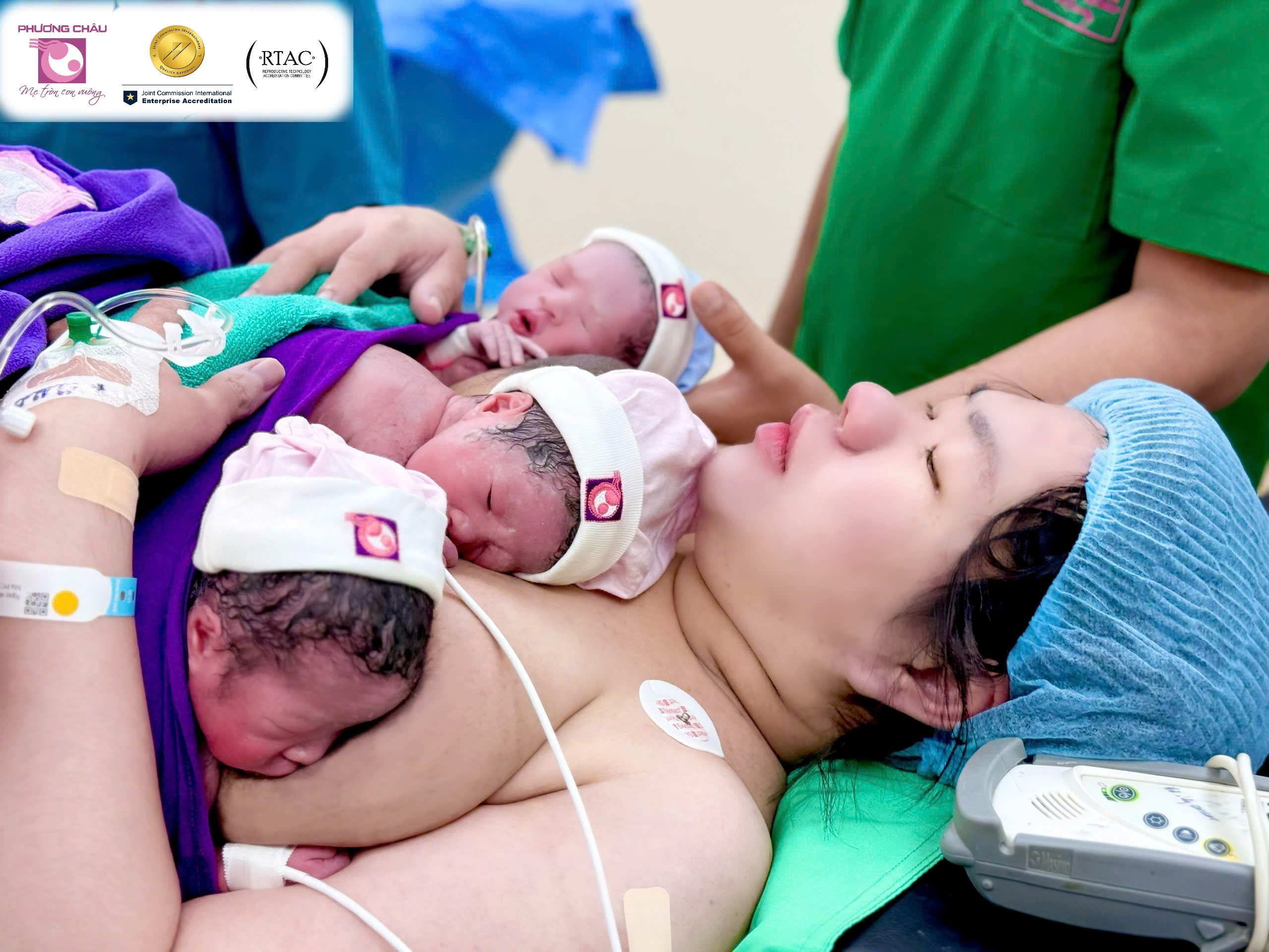 Thai phụ "cãi lời" bác sĩ quyết tâm giữ tam thai đến cùng