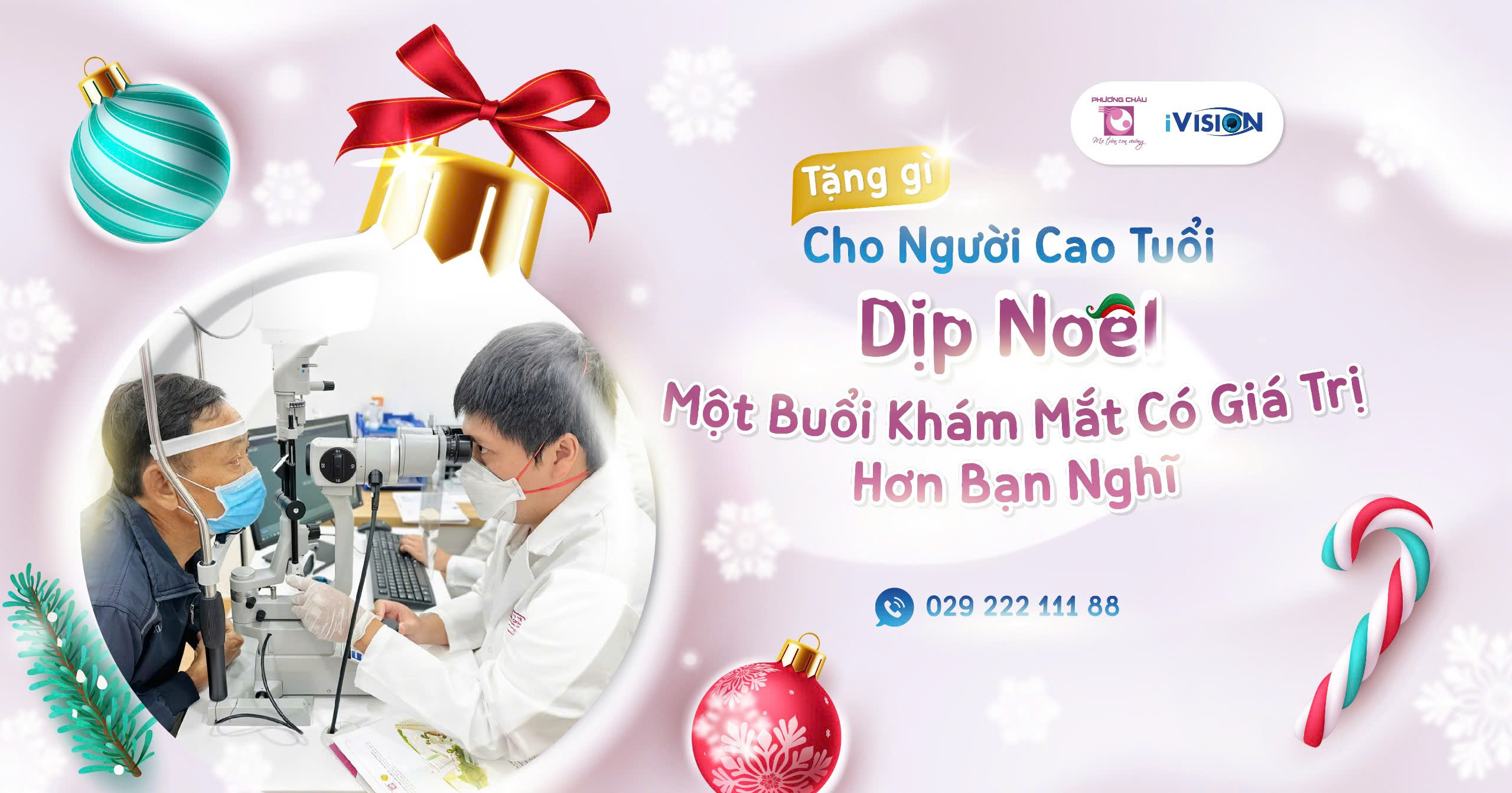 Tặng Gì Cho Người Cao Tuổi Dịp Noel? Một Buổi Khám Mắt Có Giá Trị Hơn Bạn Nghĩ