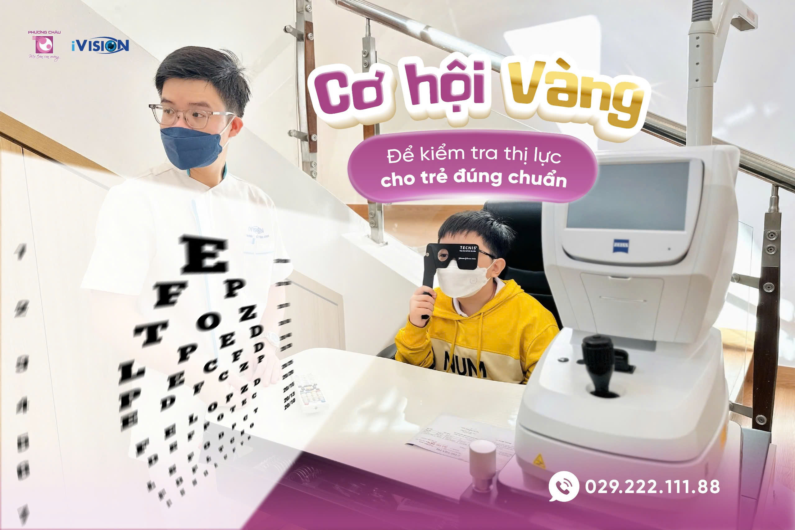 Cơ hội vàng để kiểm tra thị lực cho trẻ đúng chuẩn ngay từ sớm