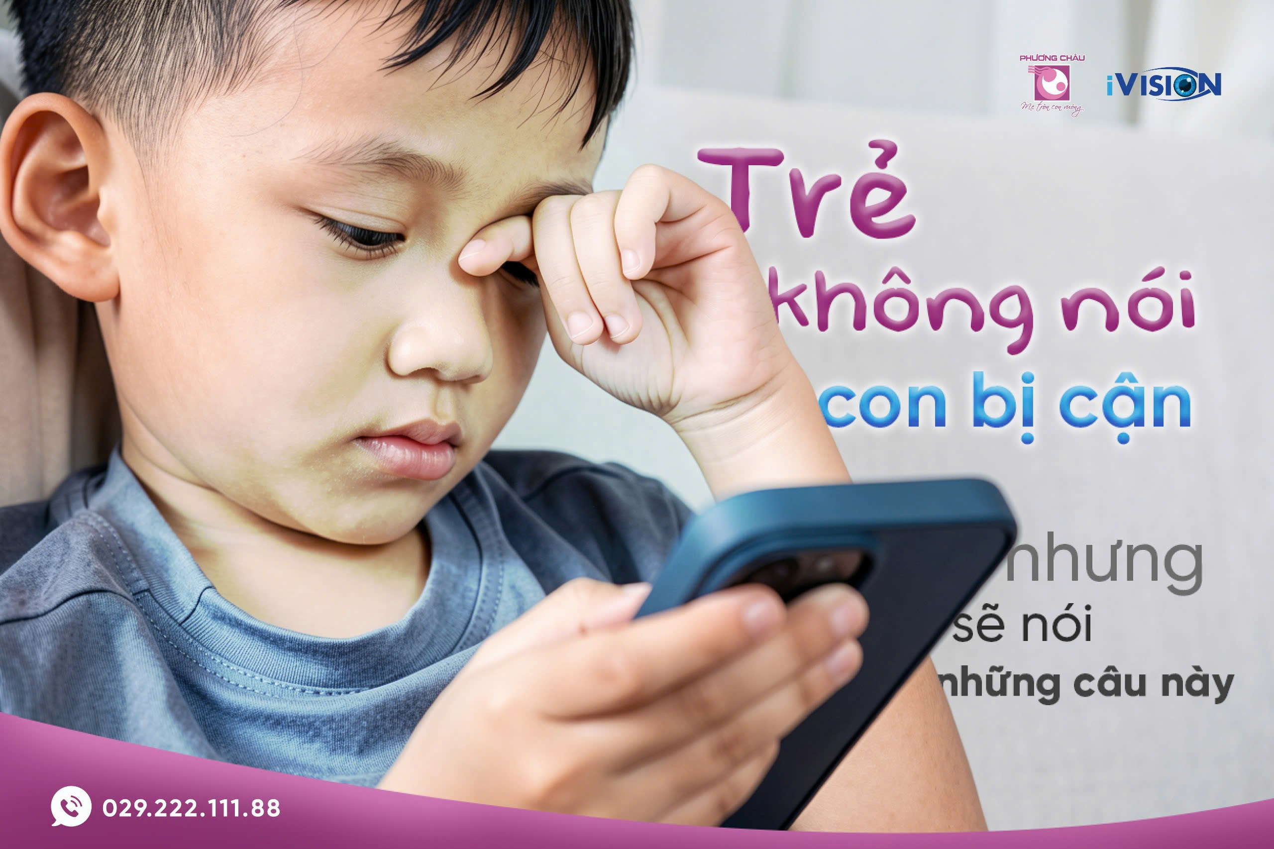 Trẻ không nói con bị cận – nhưng sẽ “nói” bằng những dấu hiệu này