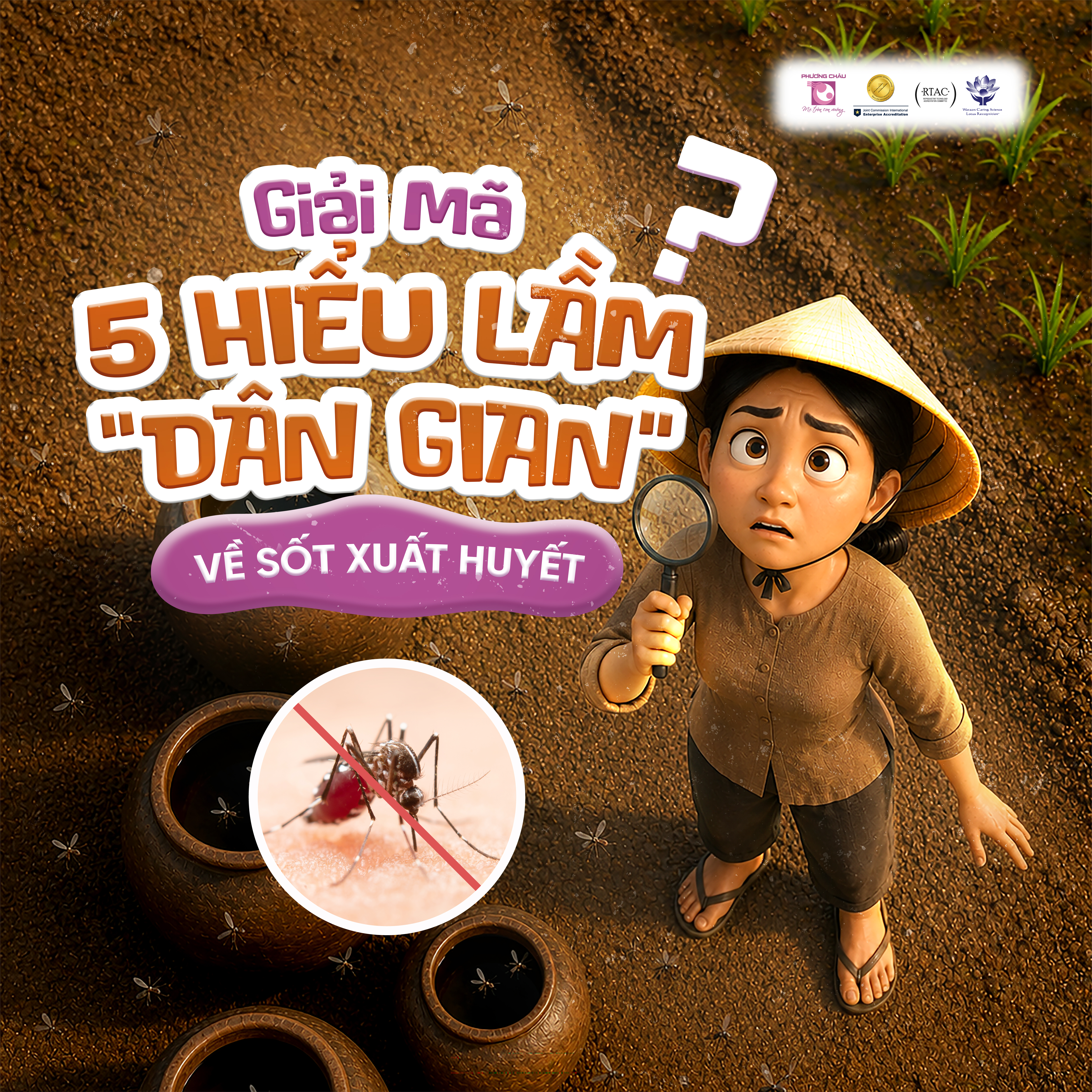 Cảnh báo mùa mưa: Giải mã 6 hiểu lầm nguy hiểm về bệnh sốt xuất huyết