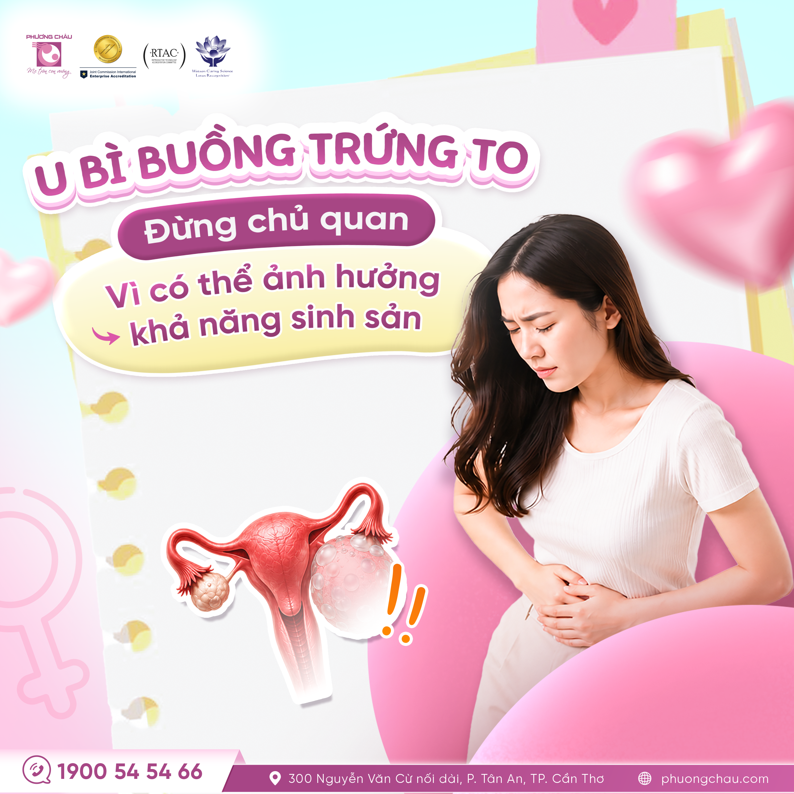 U bì buồng trứng to & Những điều cần lưu ý