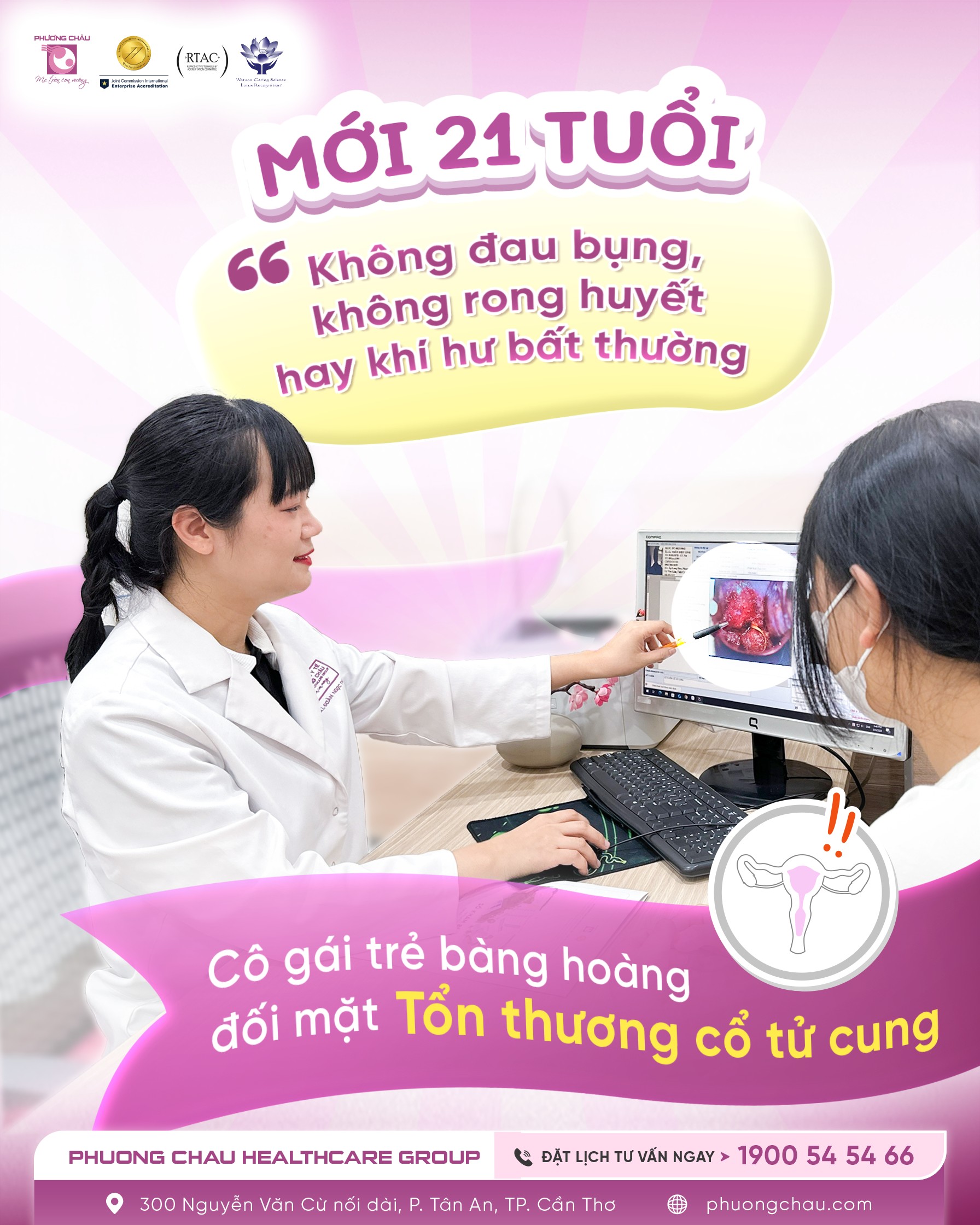 Mới 21 tuổi – Cô gái trẻ bàng hoàng đối mặt tổn thương cổ tử cung